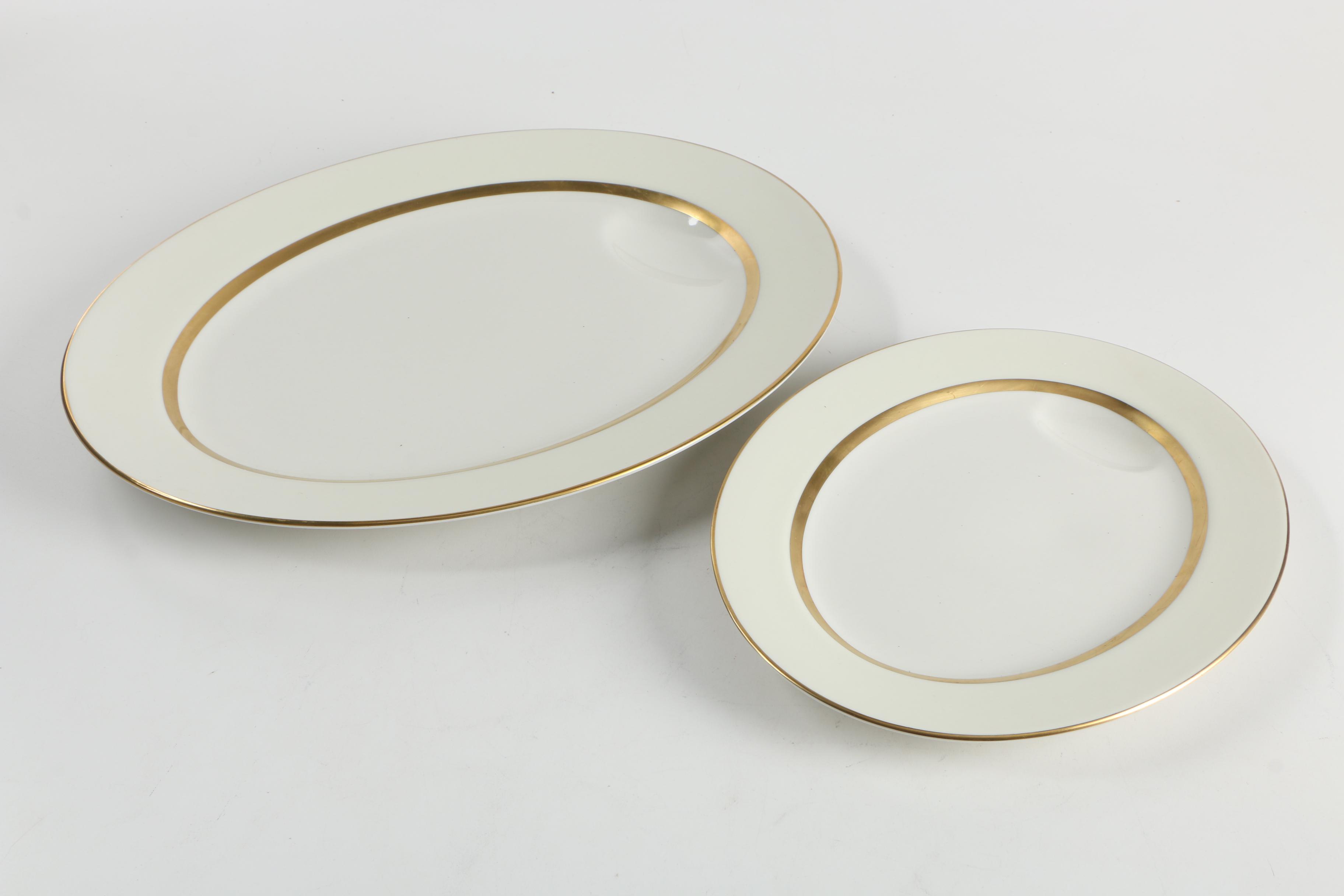 Theodore Haviland "Gotham" Dinnerware and Antique Moritz Zdekauer Bowls