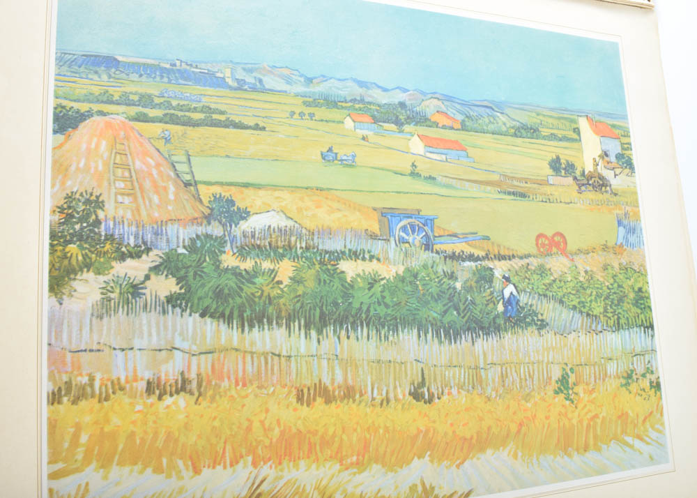Vintage Oversized Van Gogh Print Portfilio