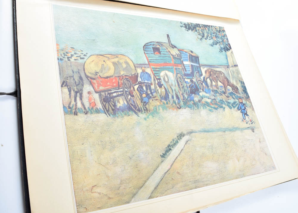 Vintage Oversized Van Gogh Print Portfilio