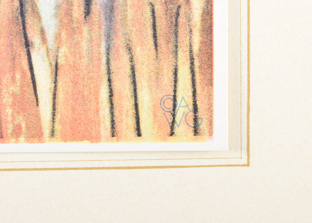 Vintage Oversized Van Gogh Print Portfilio