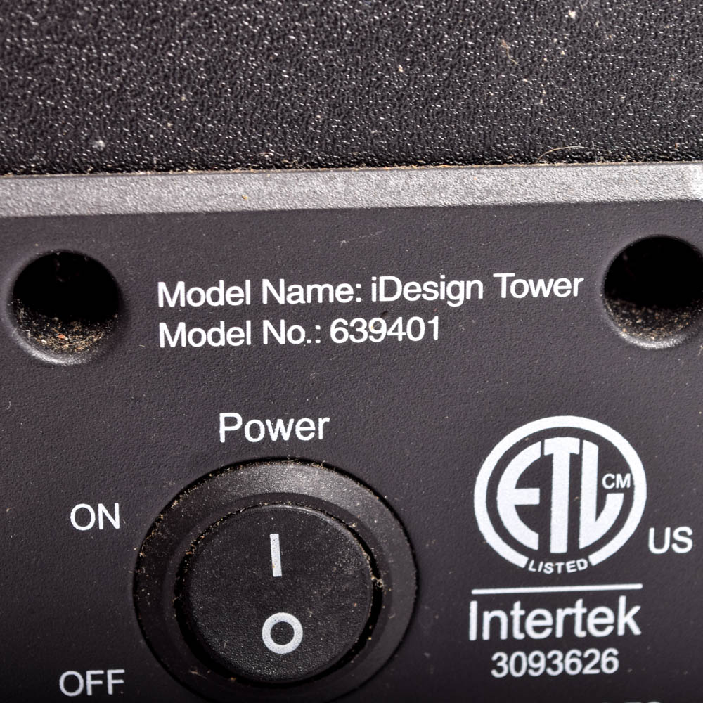 Brookstone iDesign I-Pod Tower Speaker