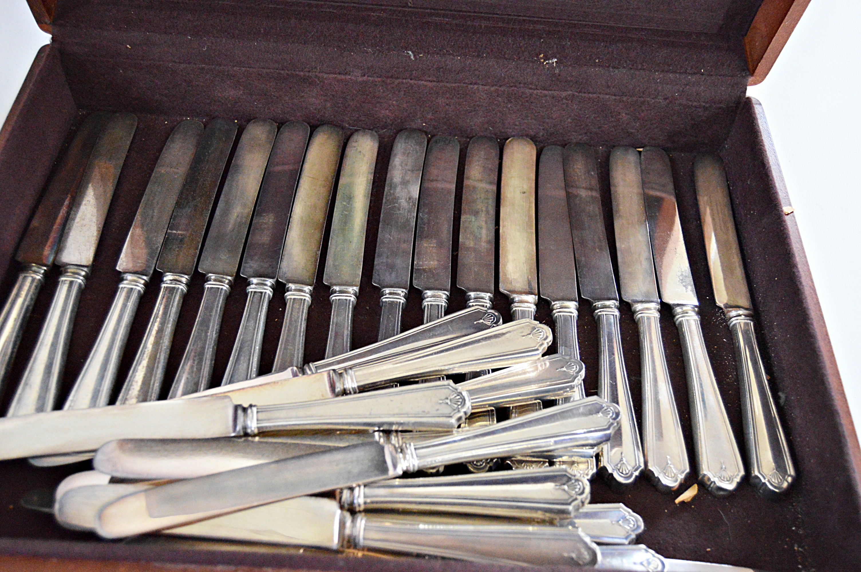 Large Set of Watson "Martha Washington" Sterling Silver Flatware, 199.78 Ozt.