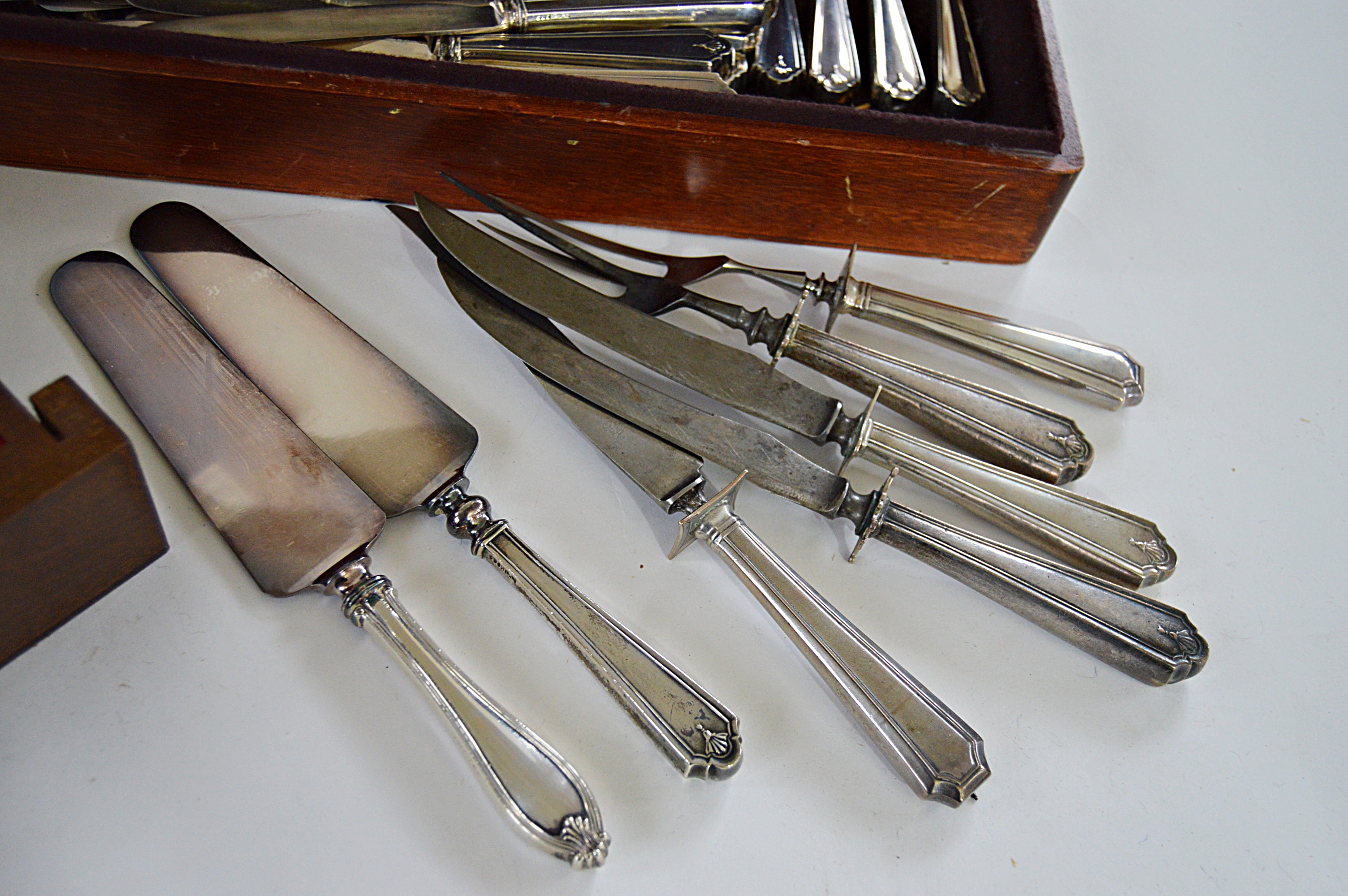 Large Set of Watson "Martha Washington" Sterling Silver Flatware, 199.78 Ozt.
