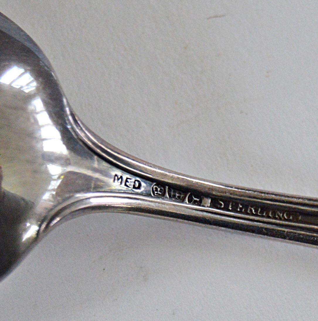 Large Set of Watson "Martha Washington" Sterling Silver Flatware, 199.78 Ozt.