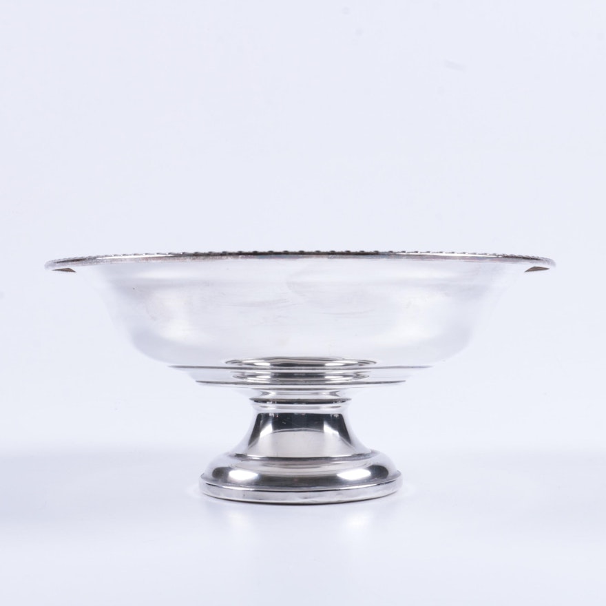 Revere Silversmith Inc. Weighted Sterling Silver Pedestal Bowl