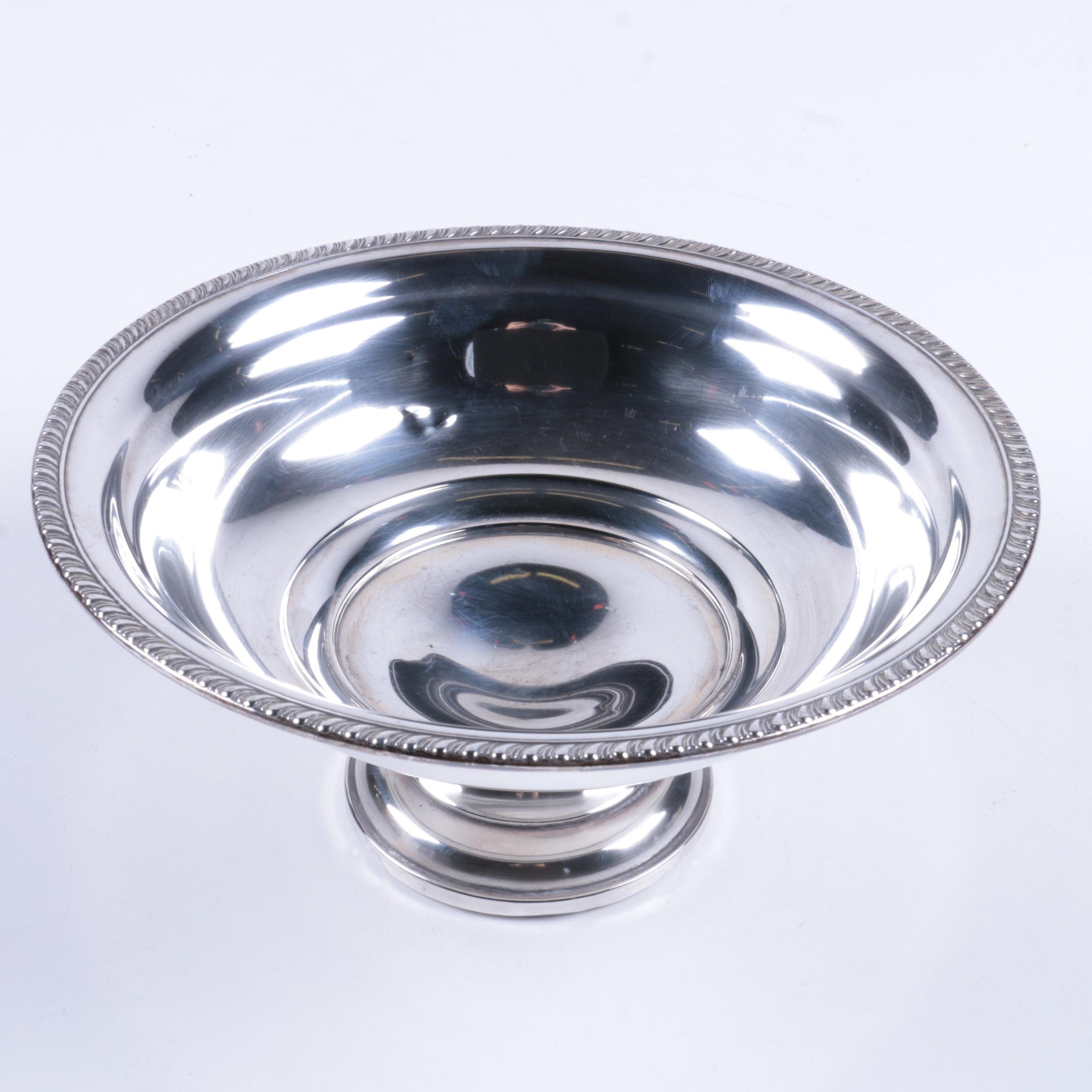 Revere Silversmith Inc. Weighted Sterling Silver Pedestal Bowl