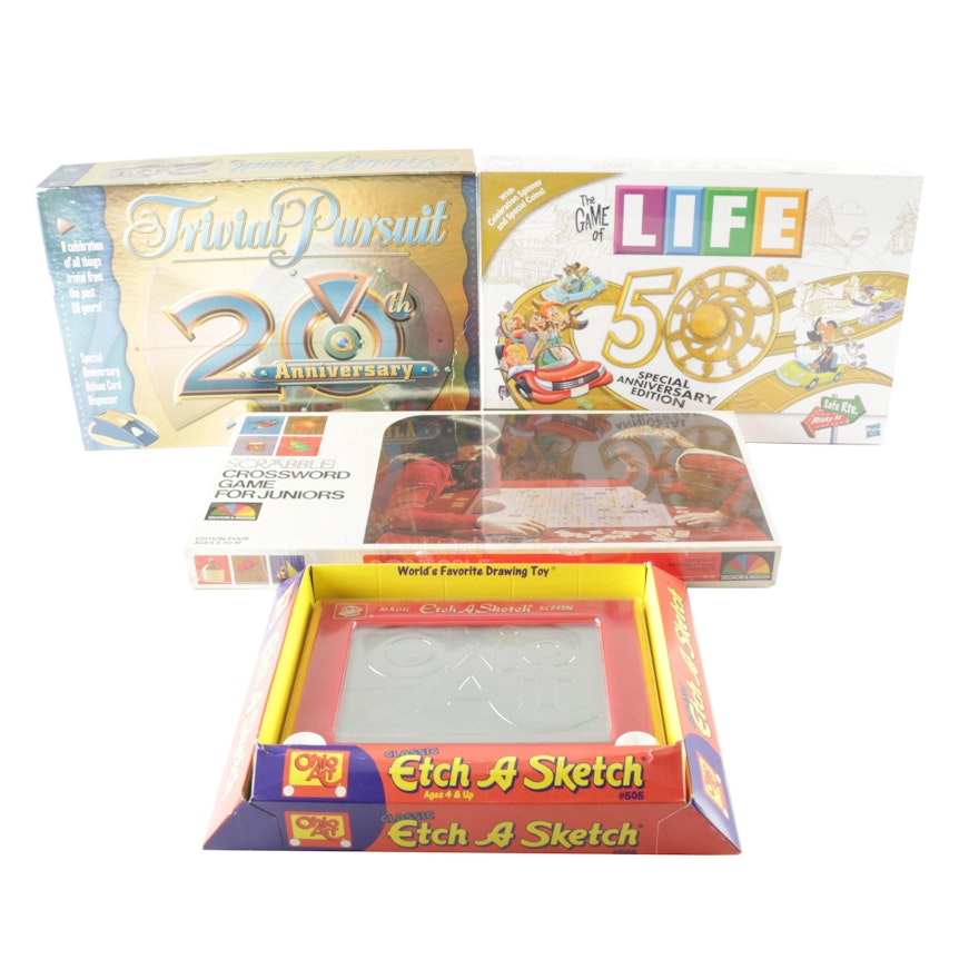 Etch A Sketch and Assorted Board Games