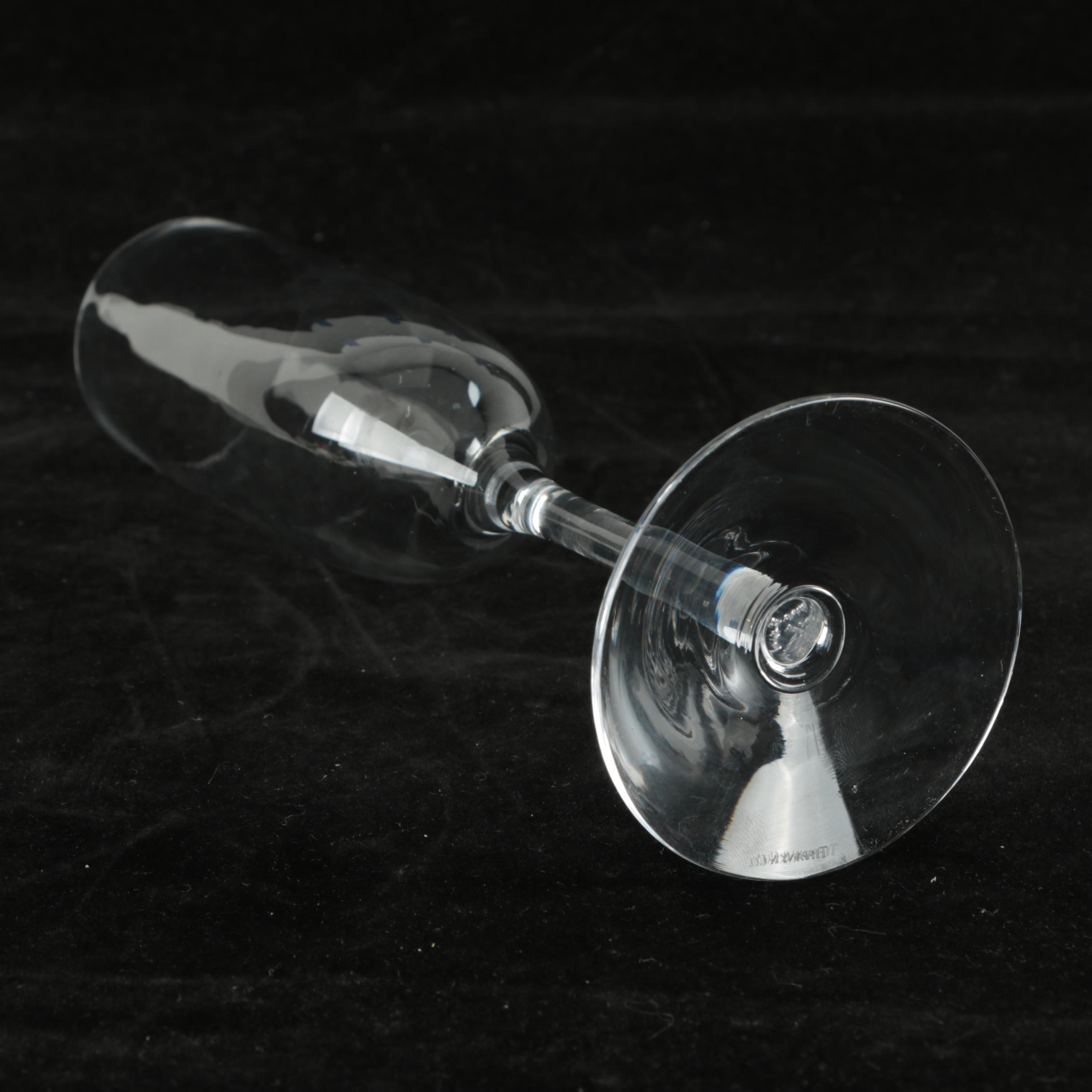 Pair of Tiffany & Co. "Classic" Champagne Flutes