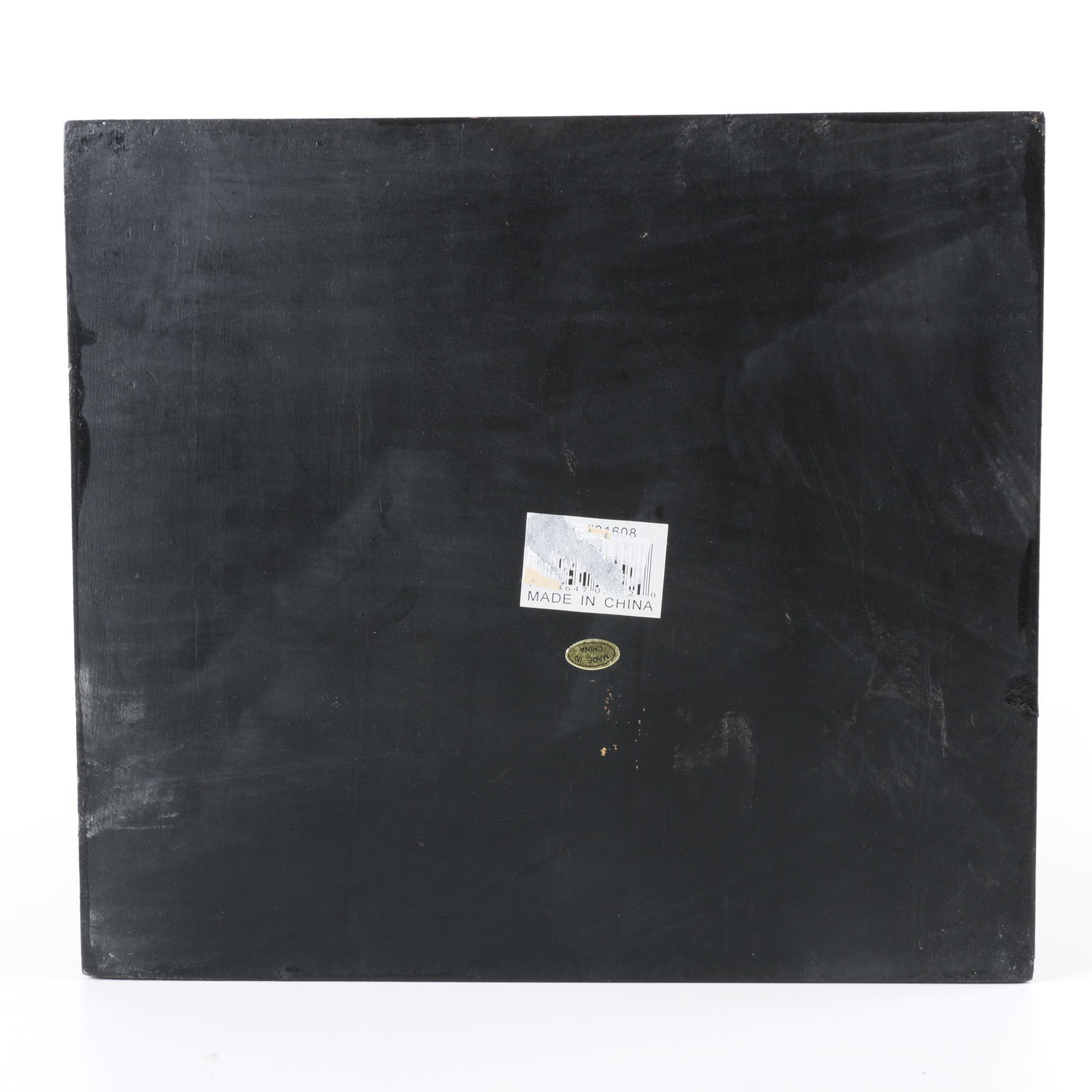 Savanna Elephants Wooden Box