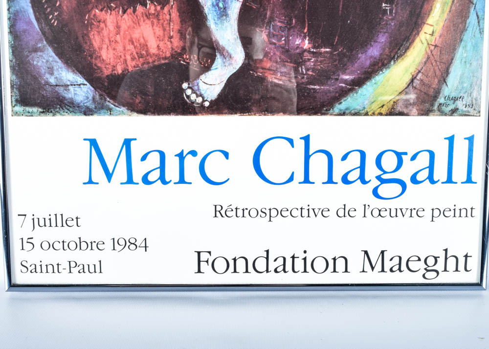 Marc Chagall Fondation Maeght Exhibition Poster