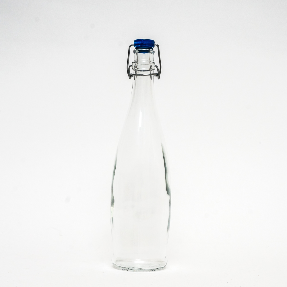 Italian Glass Bottle with Vases