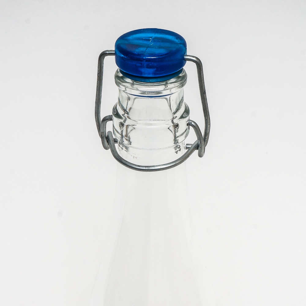 Italian Glass Bottle with Vases