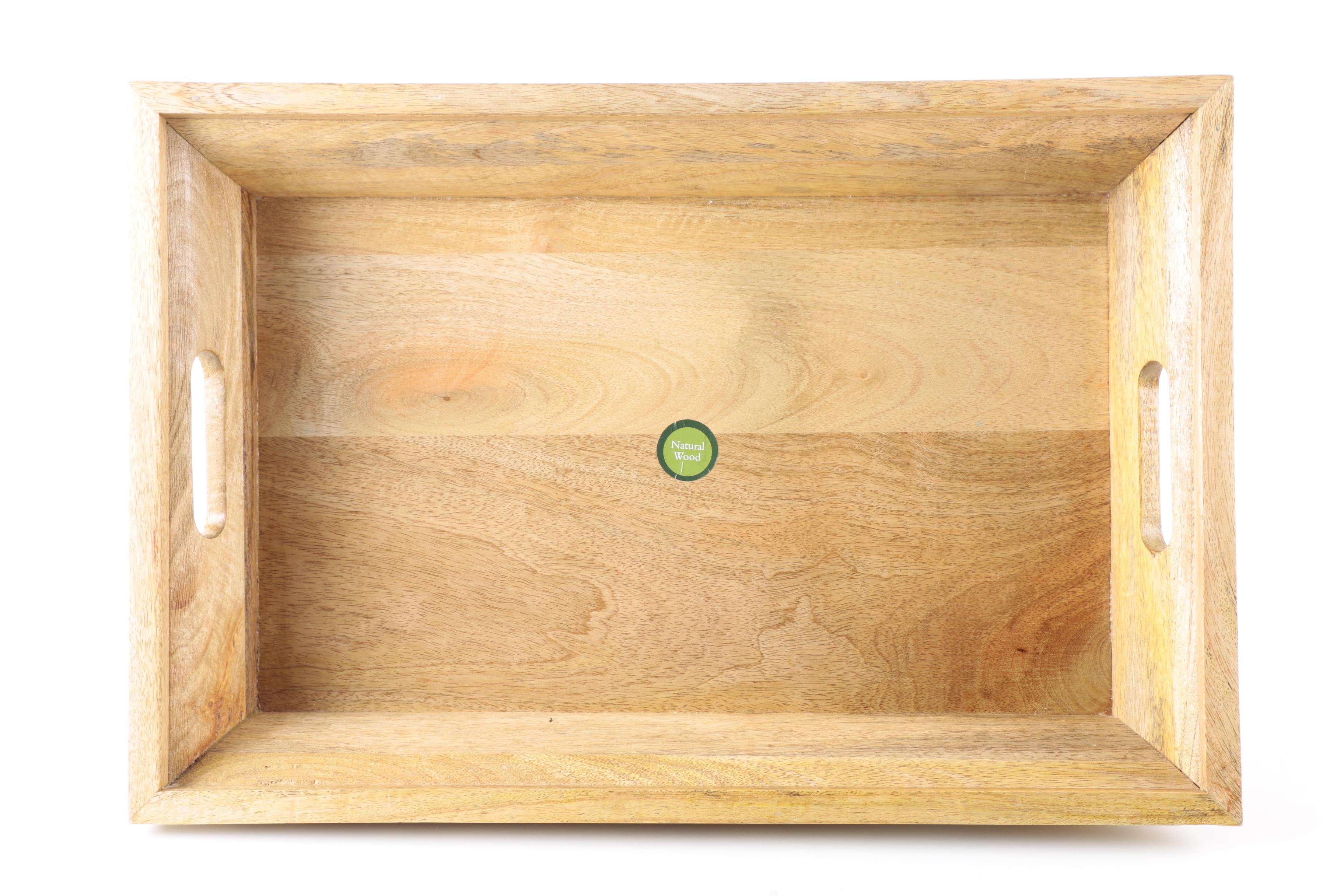 Wooden Trays Including Smith & Hawken and Monex Ltd.