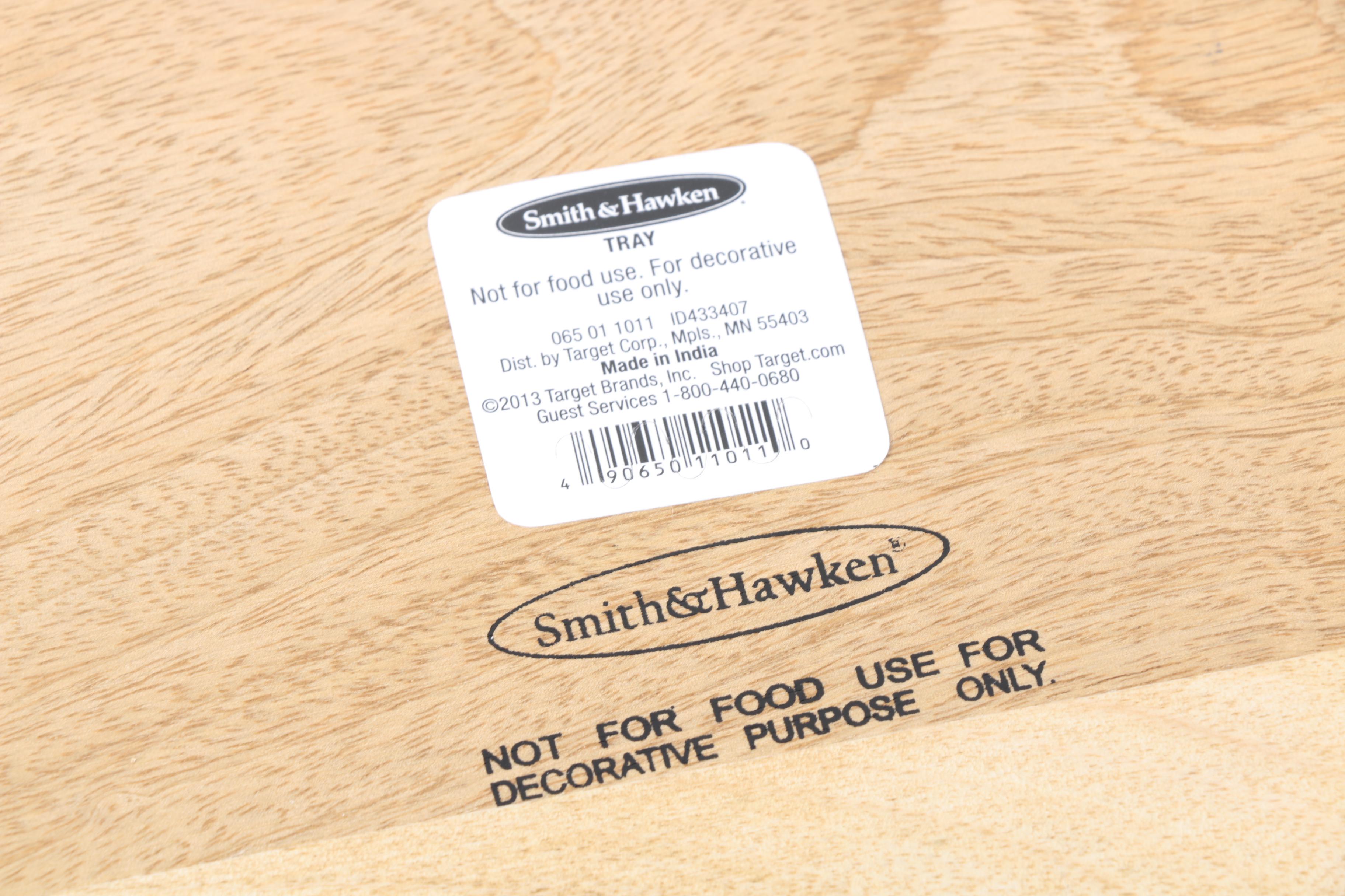 Wooden Trays Including Smith & Hawken and Monex Ltd.