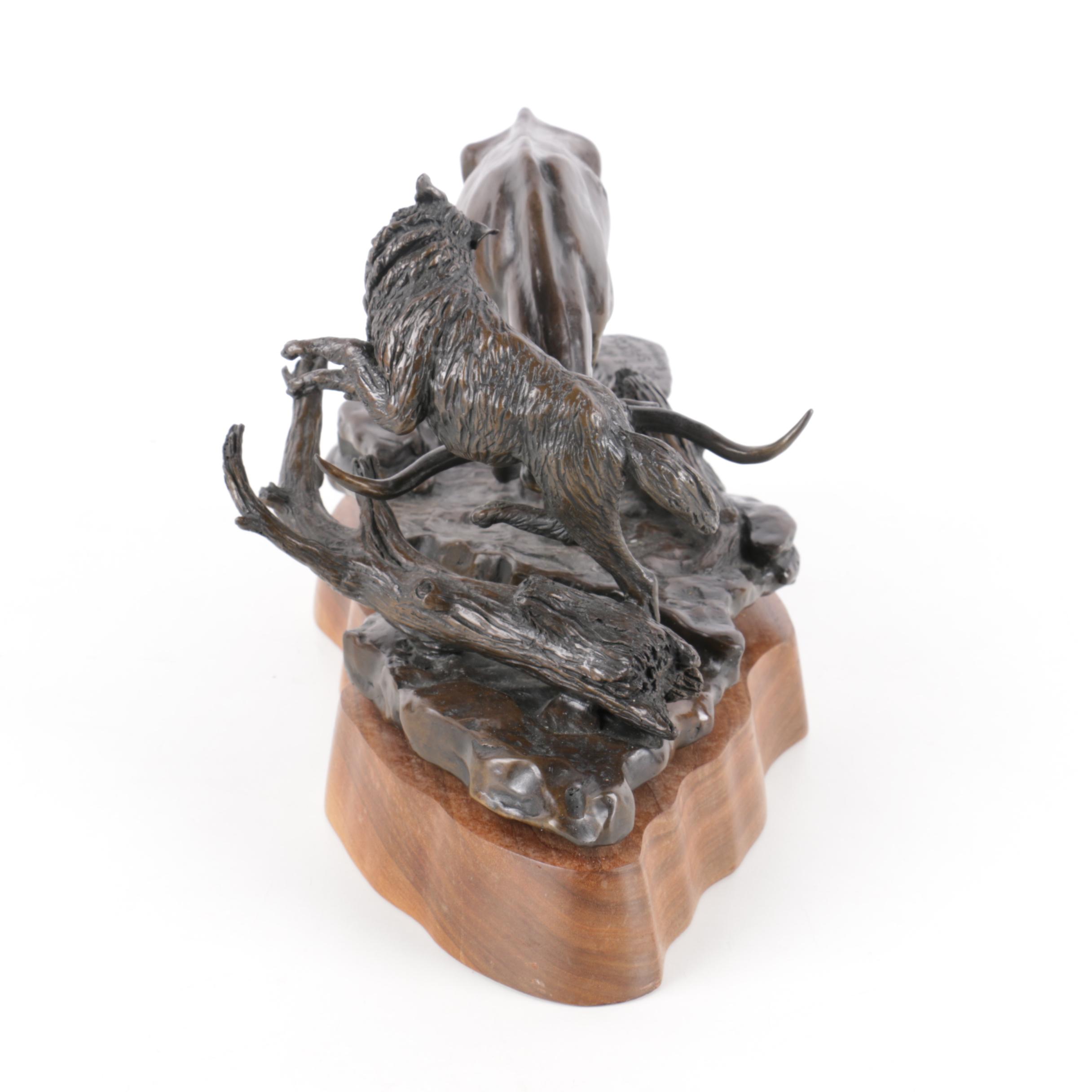 1982 Gene Stewart Limited Edition Sculpture "Range War"