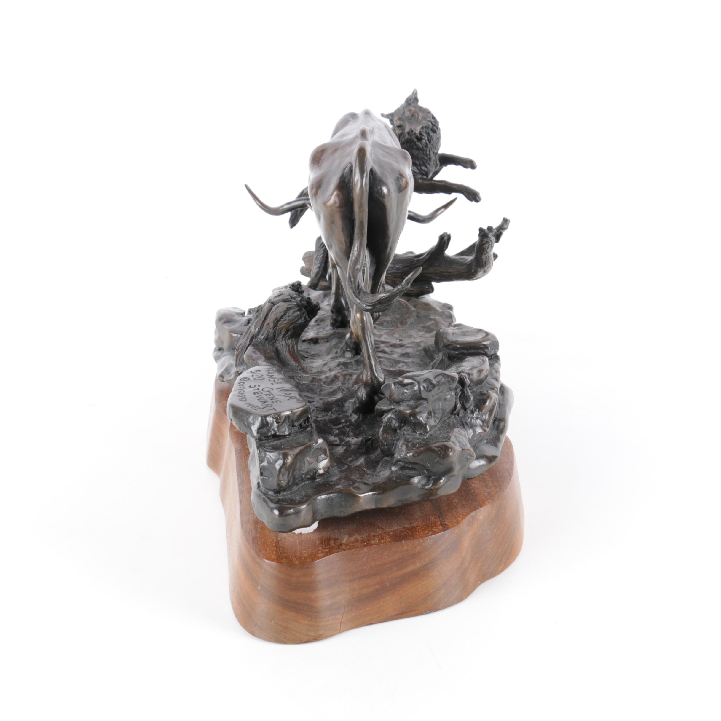 1982 Gene Stewart Limited Edition Sculpture "Range War"