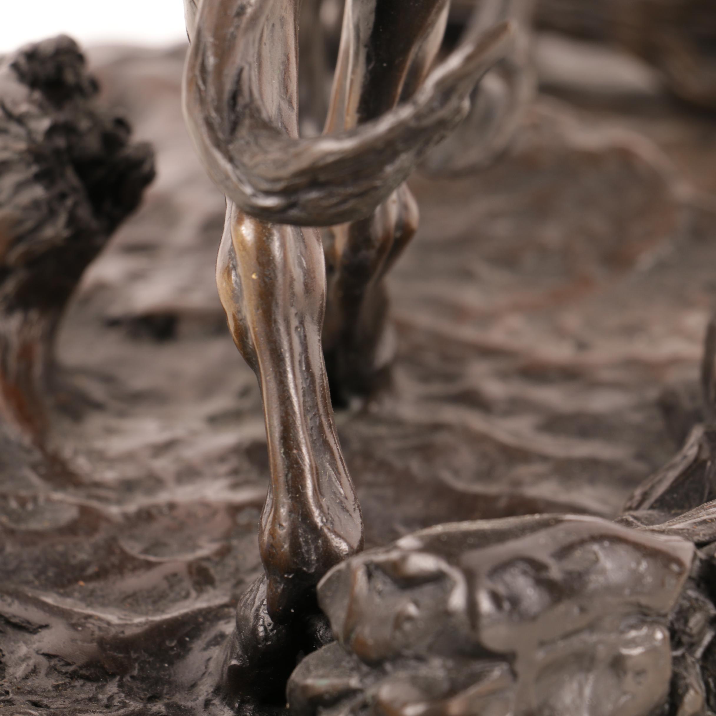 1982 Gene Stewart Limited Edition Sculpture "Range War"