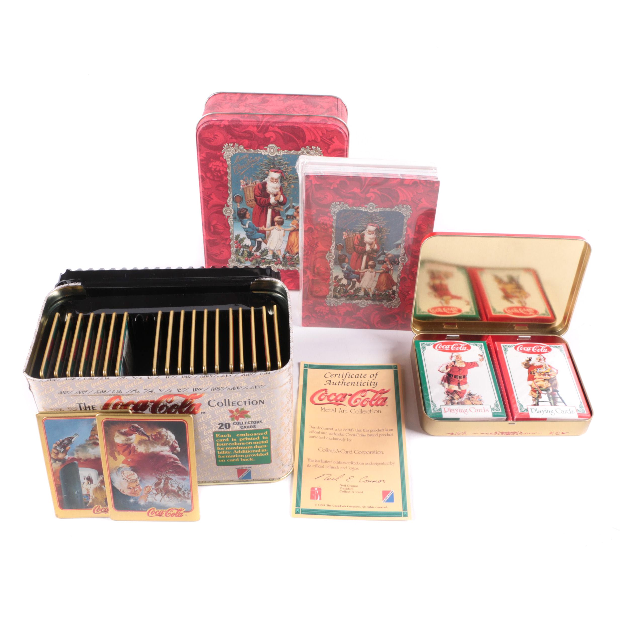 Christmas Items Including Coca Cola