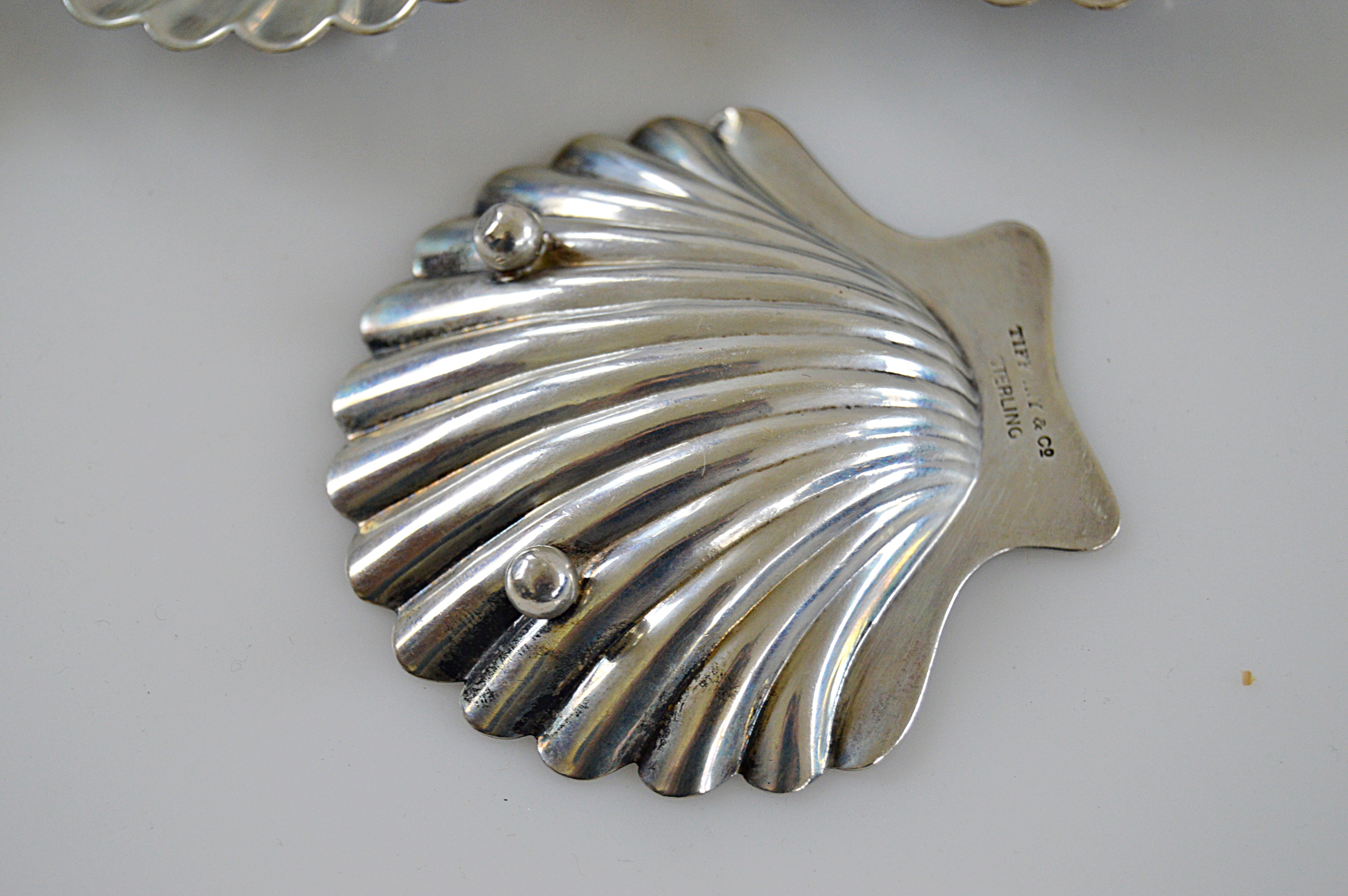 Set of Tiffany & Co. Sterling Silver Scallop Shell Nut Dishes