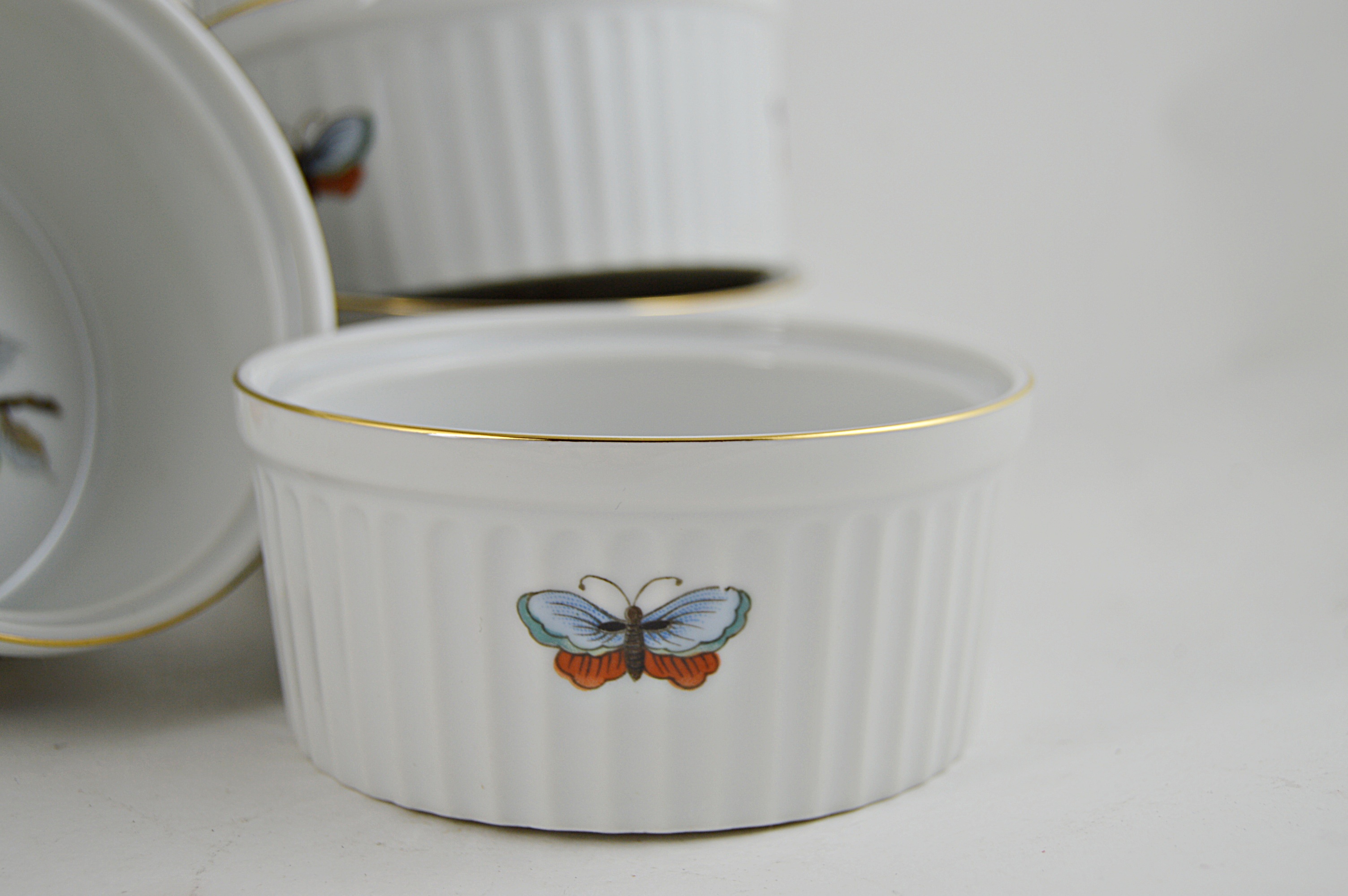 Set of Andrea by Sadek "Fruit" Oven to Table Custard Dishes