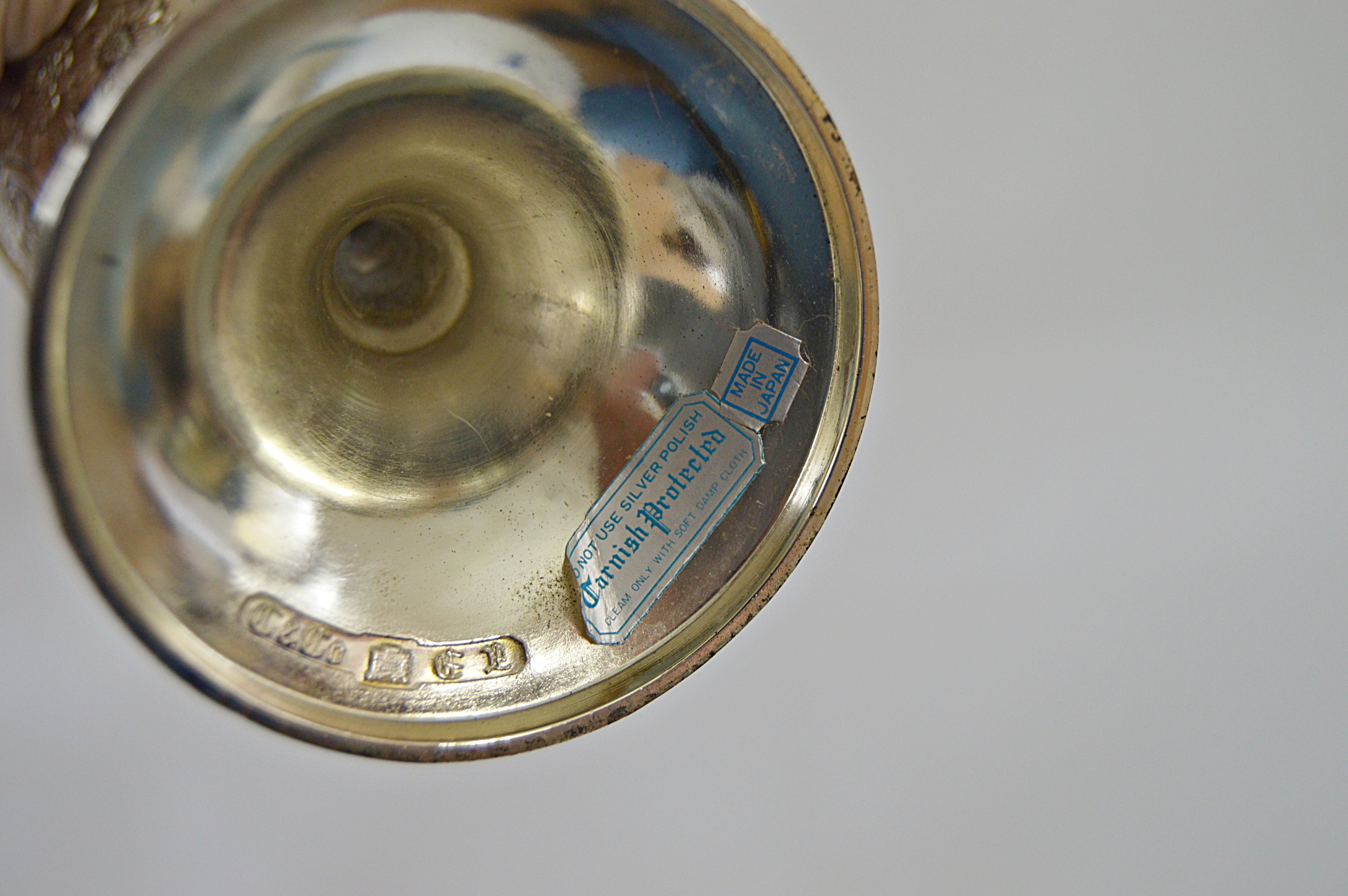 Set of Ornate Silver Plate Goblets and Cordials