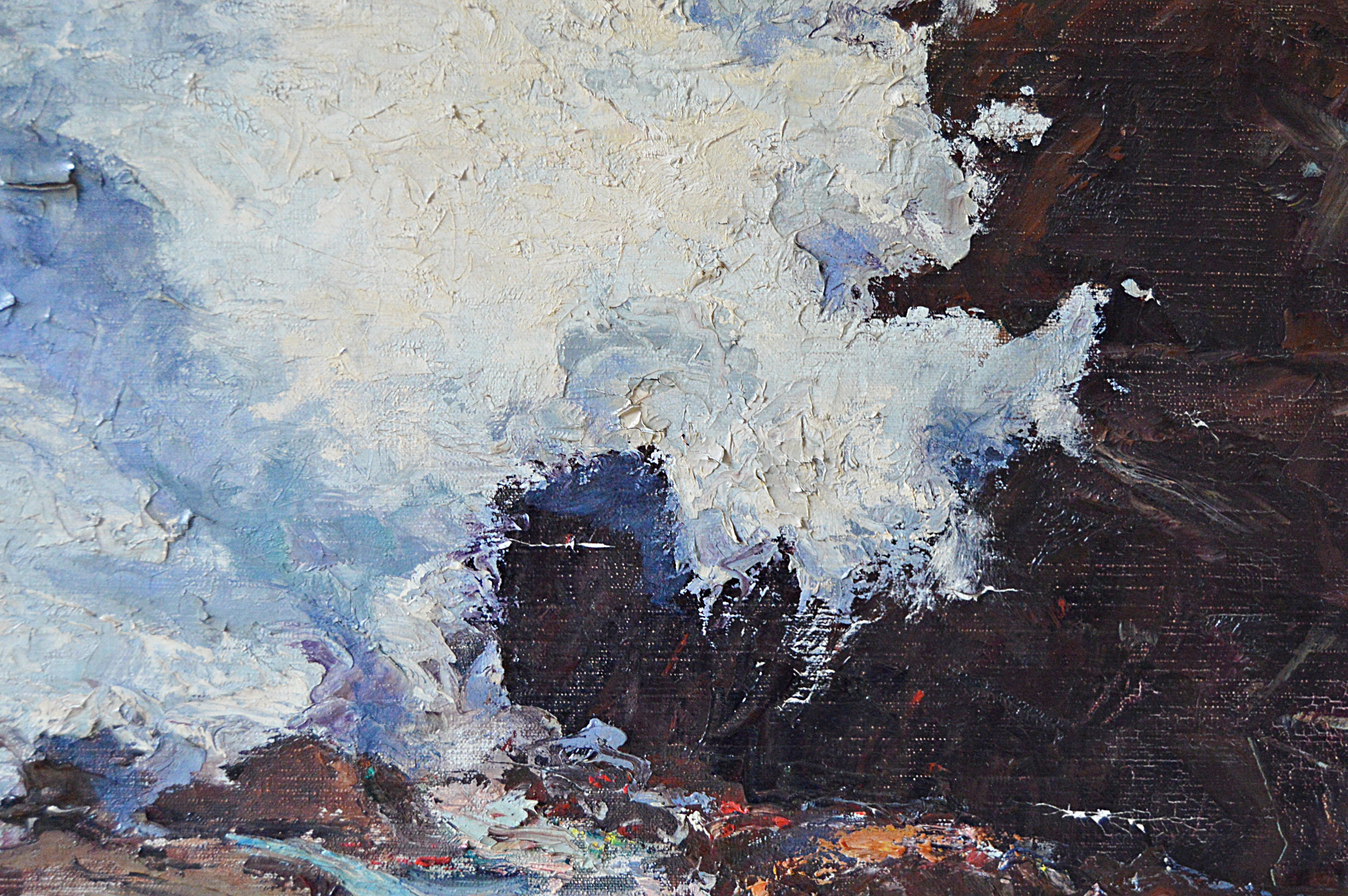 Norman C. Hurd Oil on Canvas Seascape