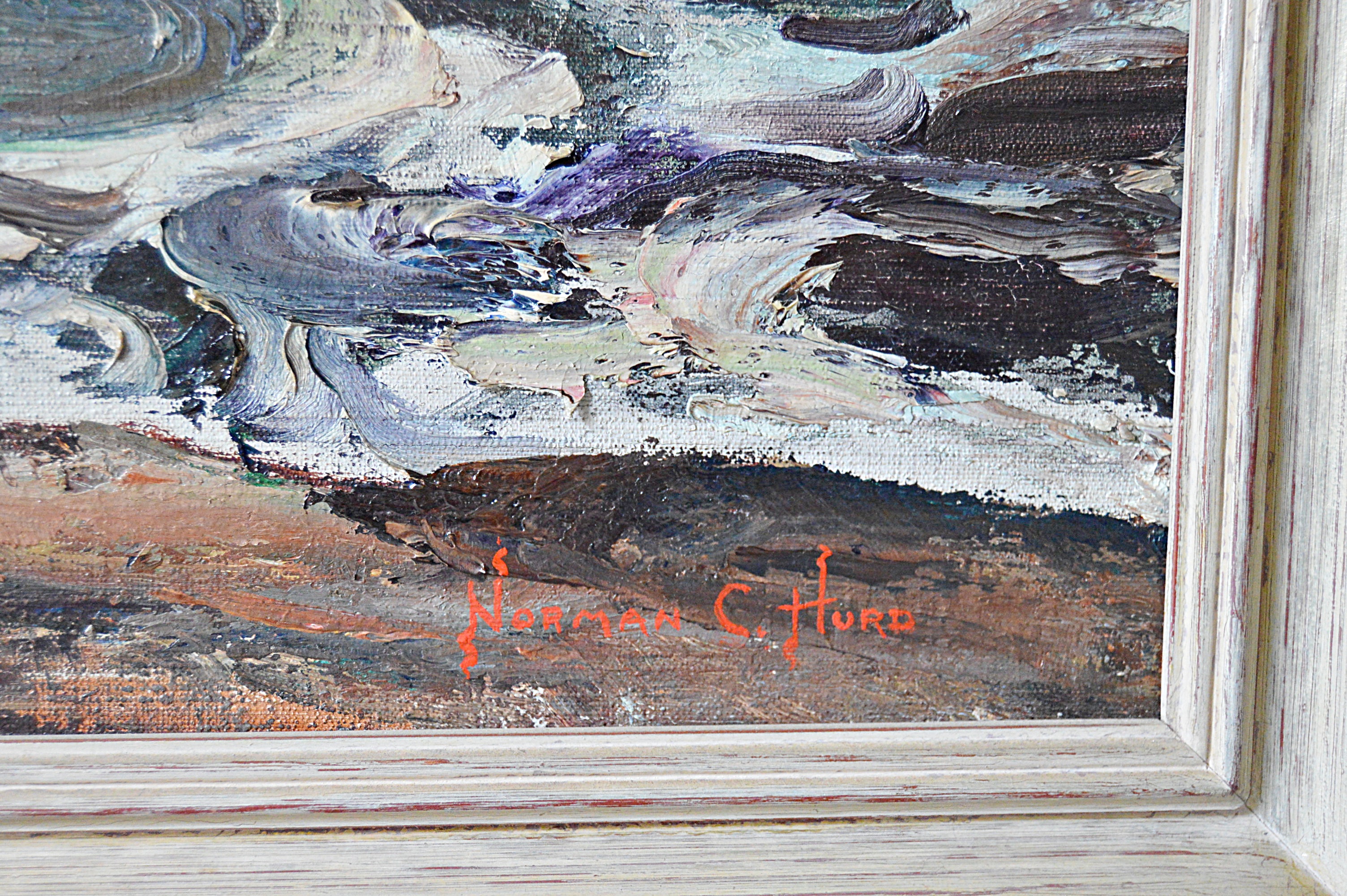 Norman C. Hurd Oil on Canvas Seascape