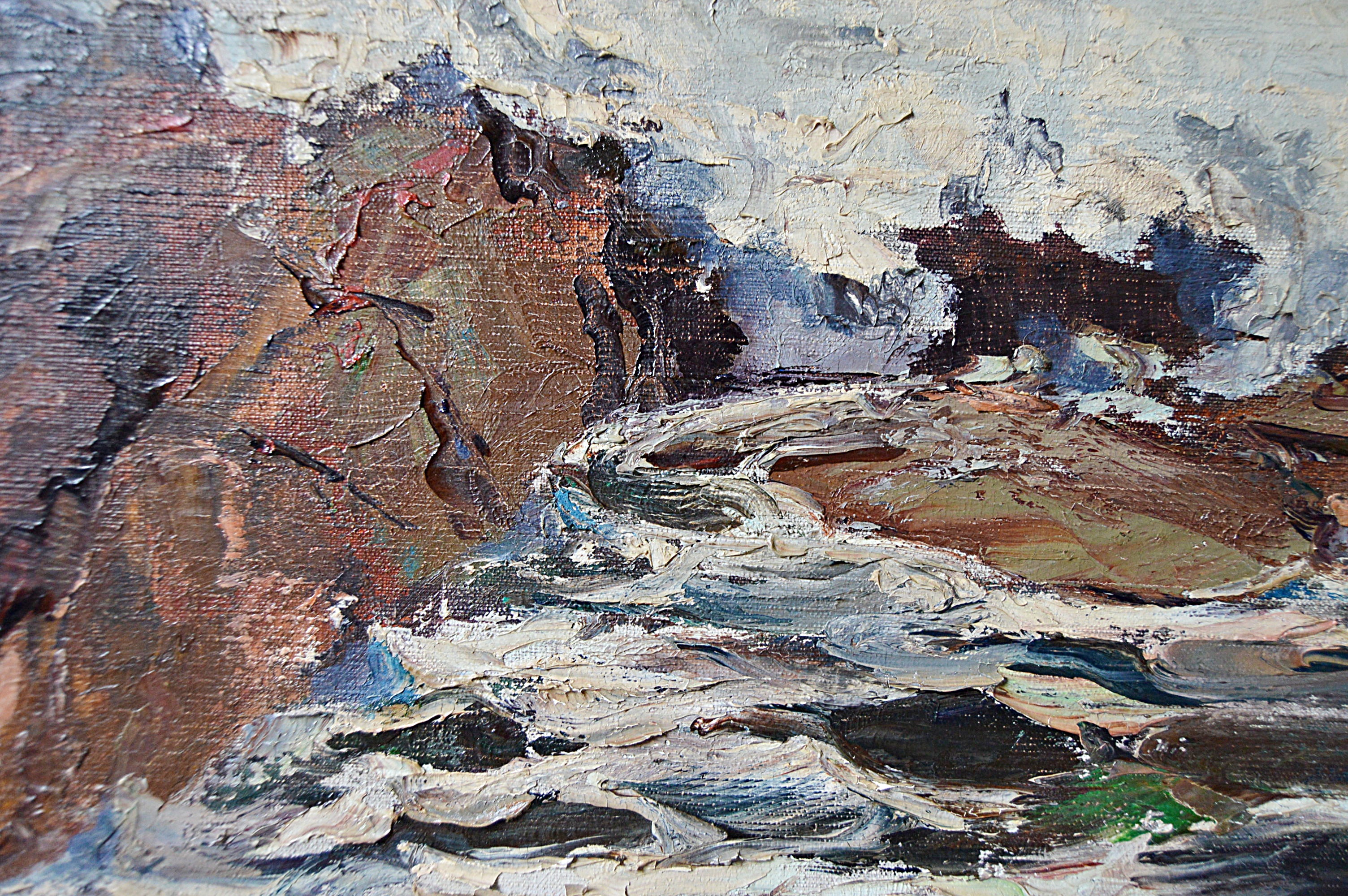 Norman C. Hurd Oil on Canvas Seascape