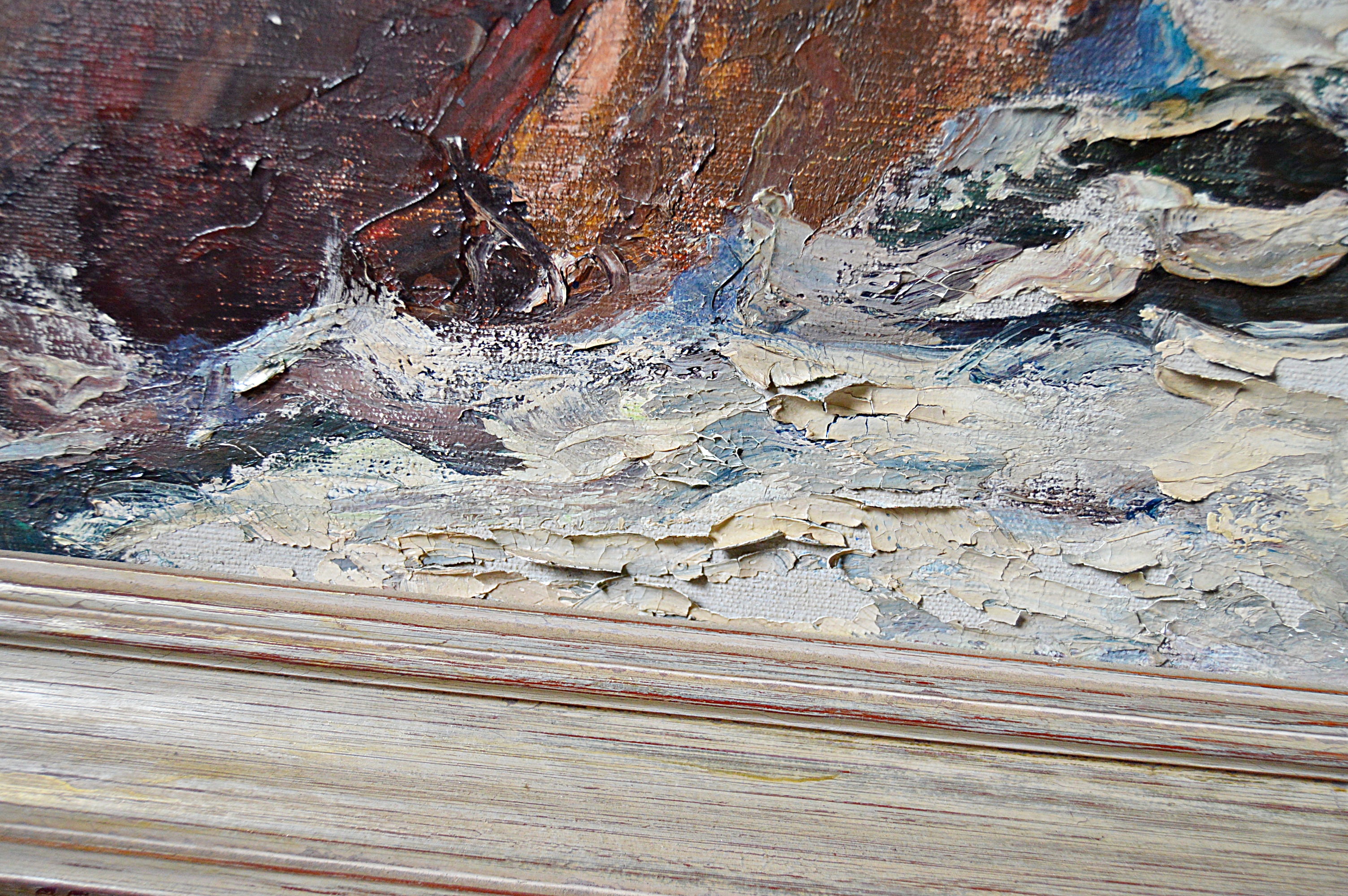 Norman C. Hurd Oil on Canvas Seascape