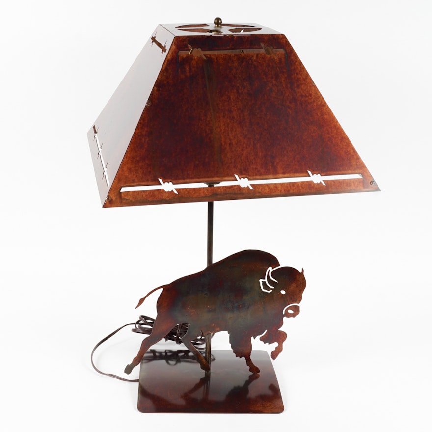 Metal Figural Table Lamp