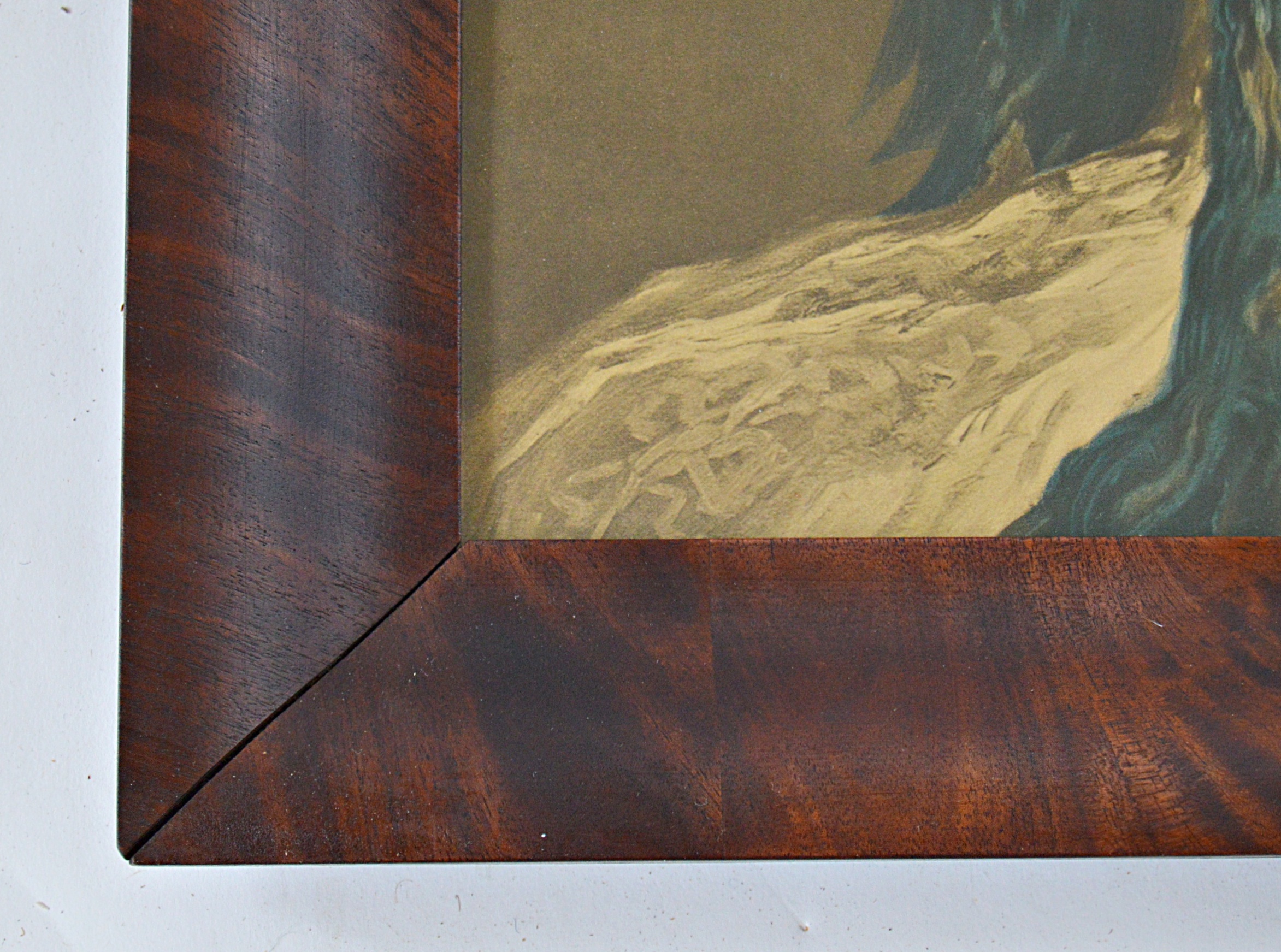 Antique Chromolithograph of a Young Woman