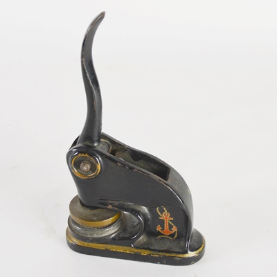 Vintage Cast Iron Embossing Stamp