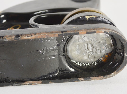 Vintage Cast Iron Embossing Stamp