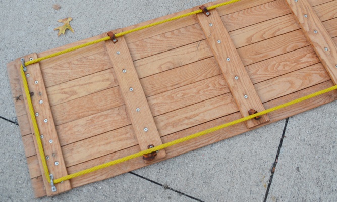 Peters Adirondack Wood Toboggan