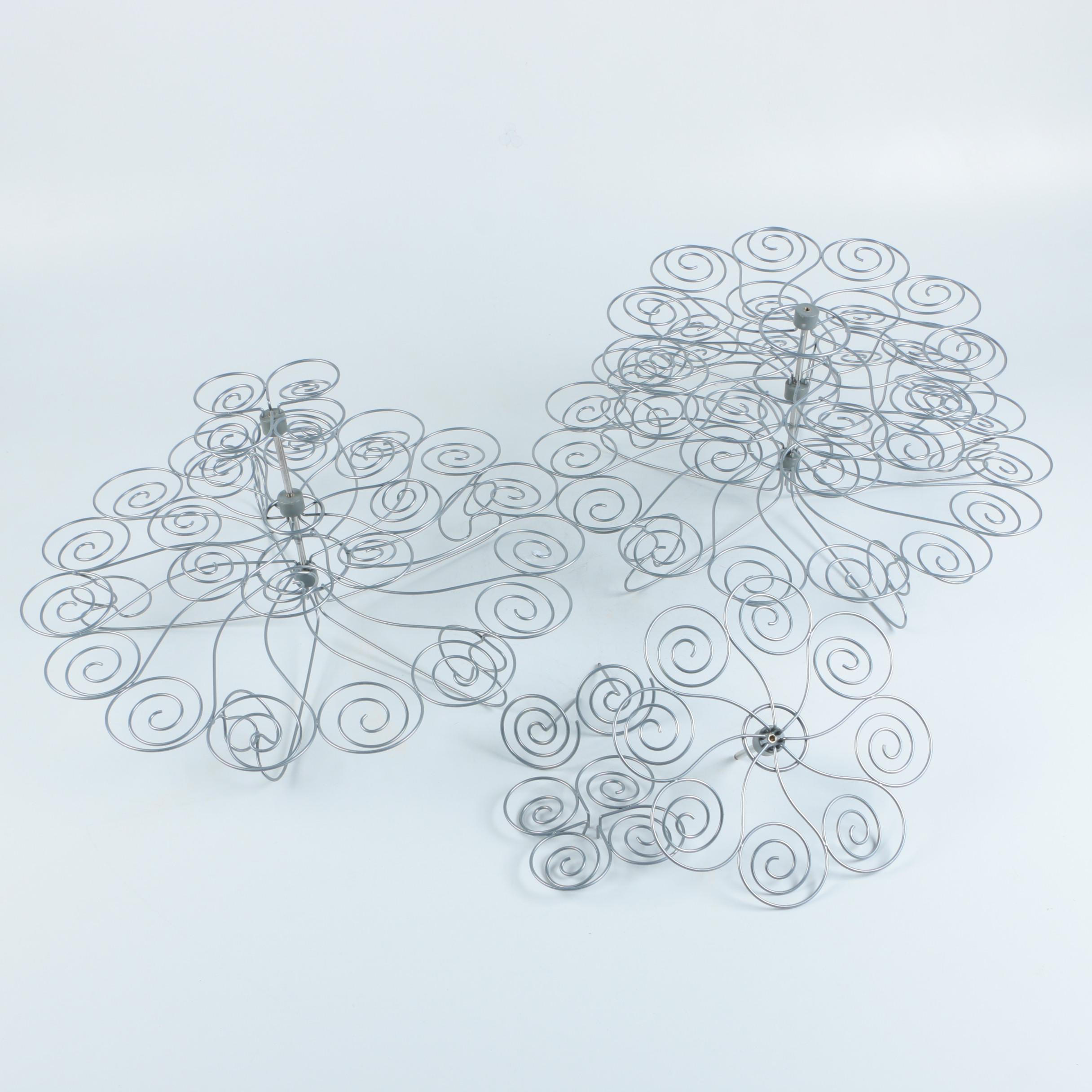 Spiral Wire Cupcake Stands