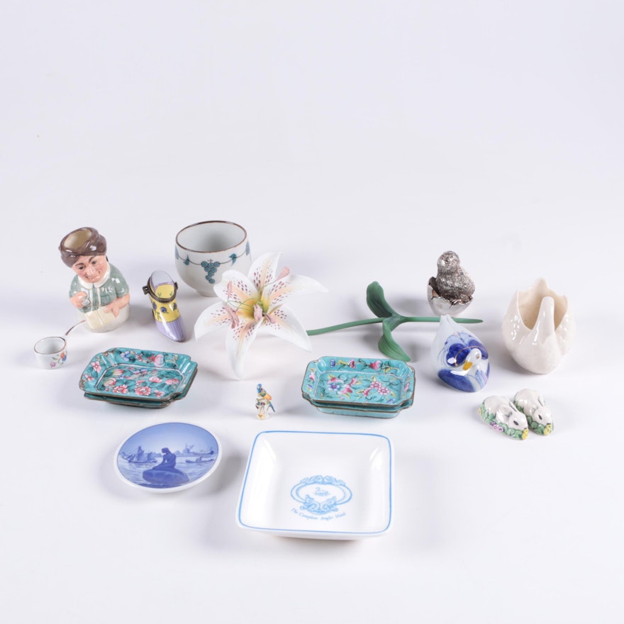 Ceramic and Porcelain Decor, Including Wedgwood and Royal Doulton