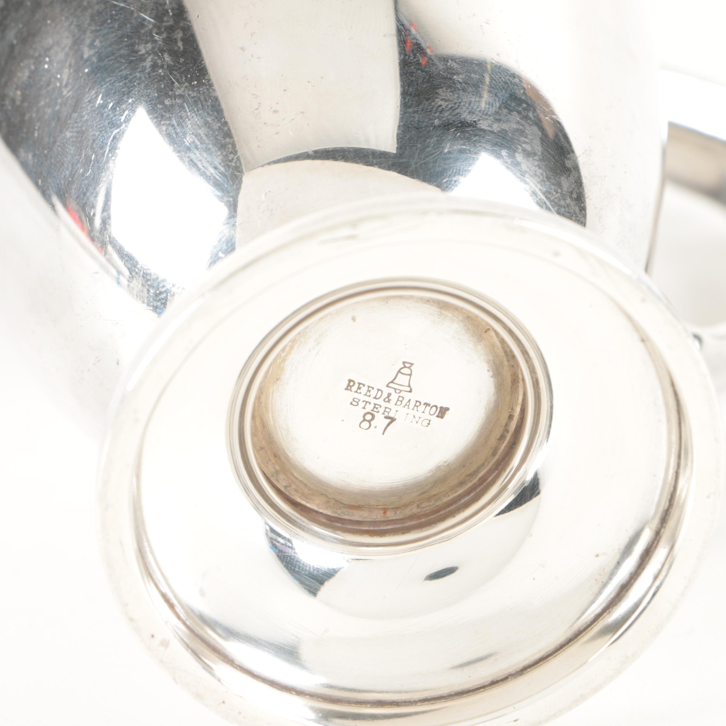 1951 Reed & Barton "Pointed Antique" Sterling Silver Tea Service