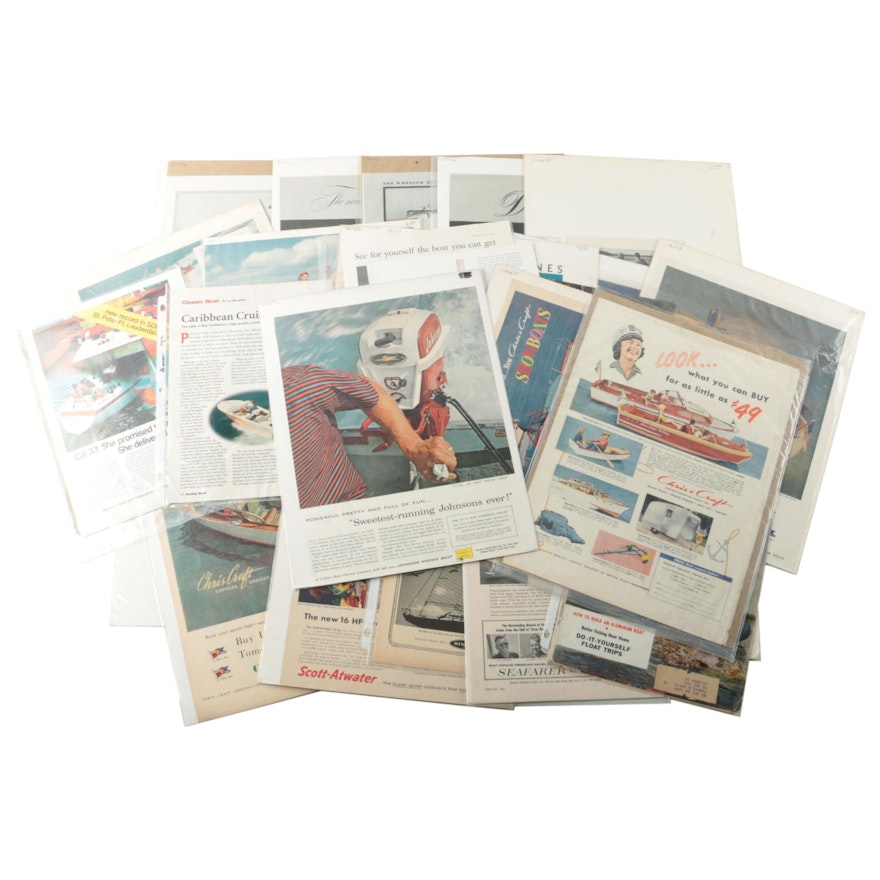 Assorted Boating Advertisements