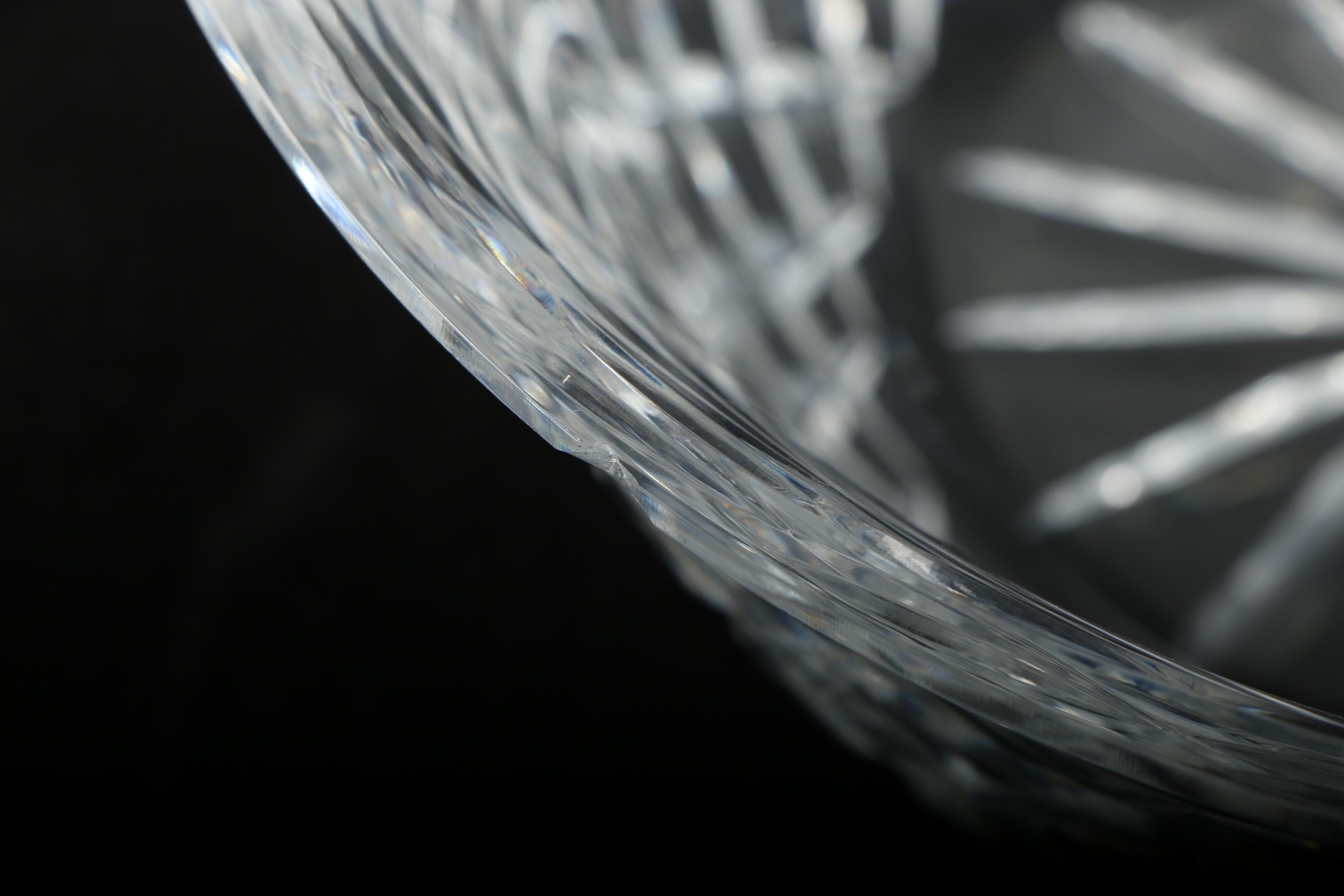 Waterford Crystal "Glandore" Bowl and Marquis by  Waterford Candle Holder