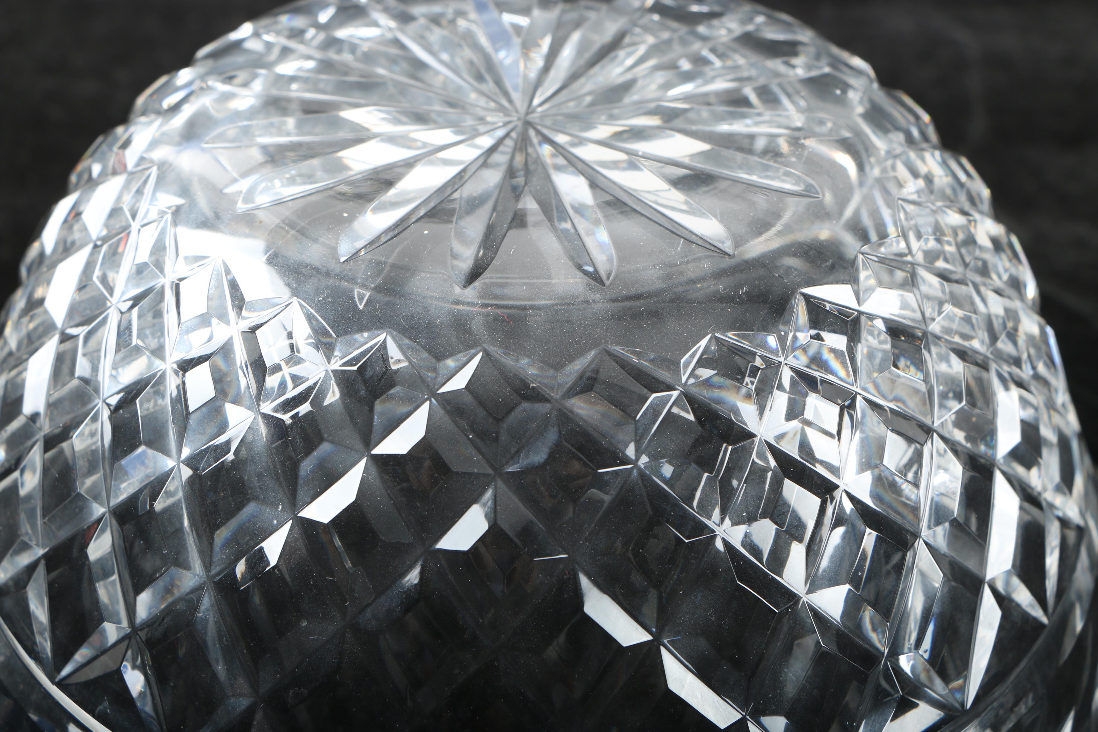 Waterford Crystal "Glandore" Bowl and Marquis by  Waterford Candle Holder