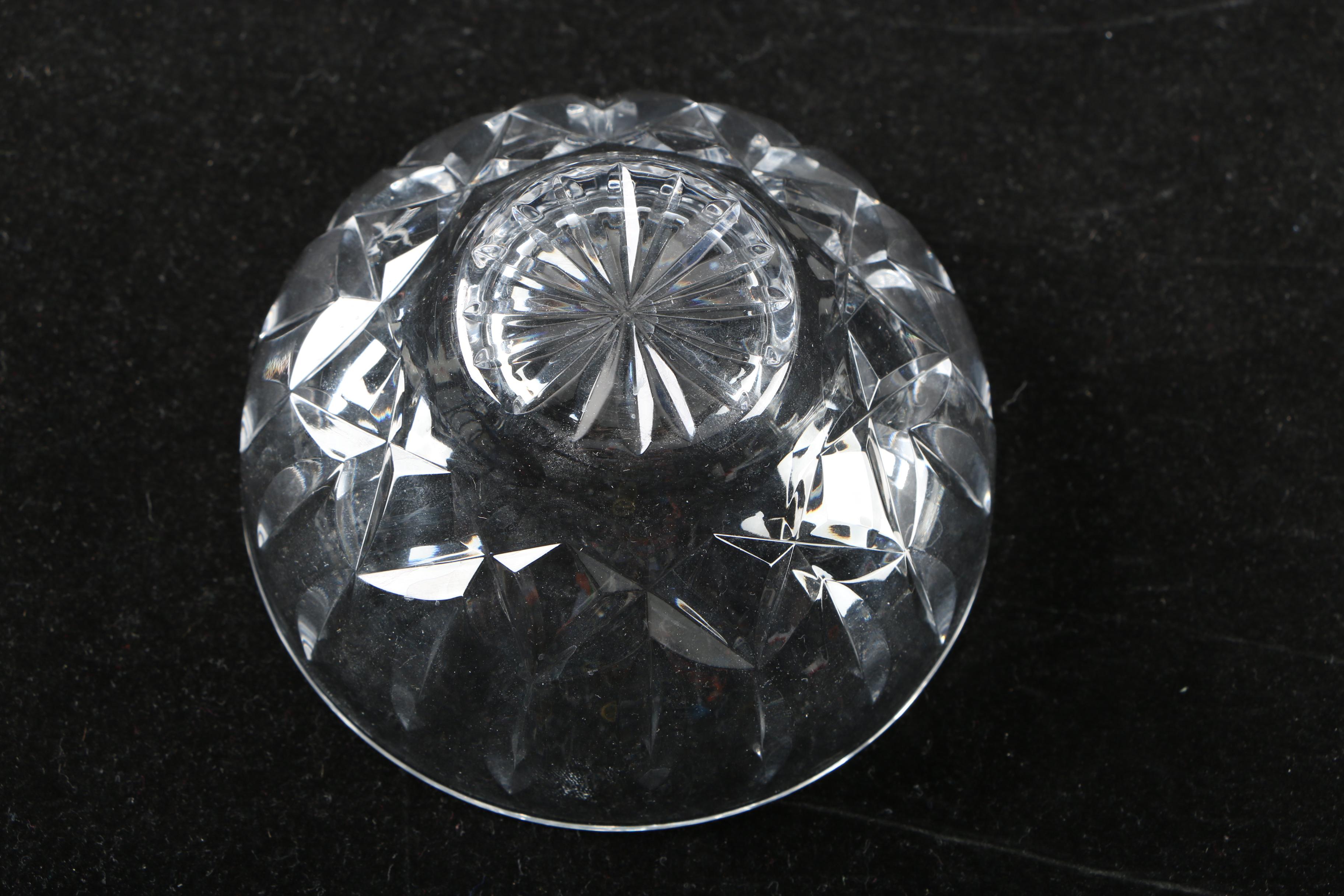 Waterford Crystal "Lismore" Bowl with a Vase
