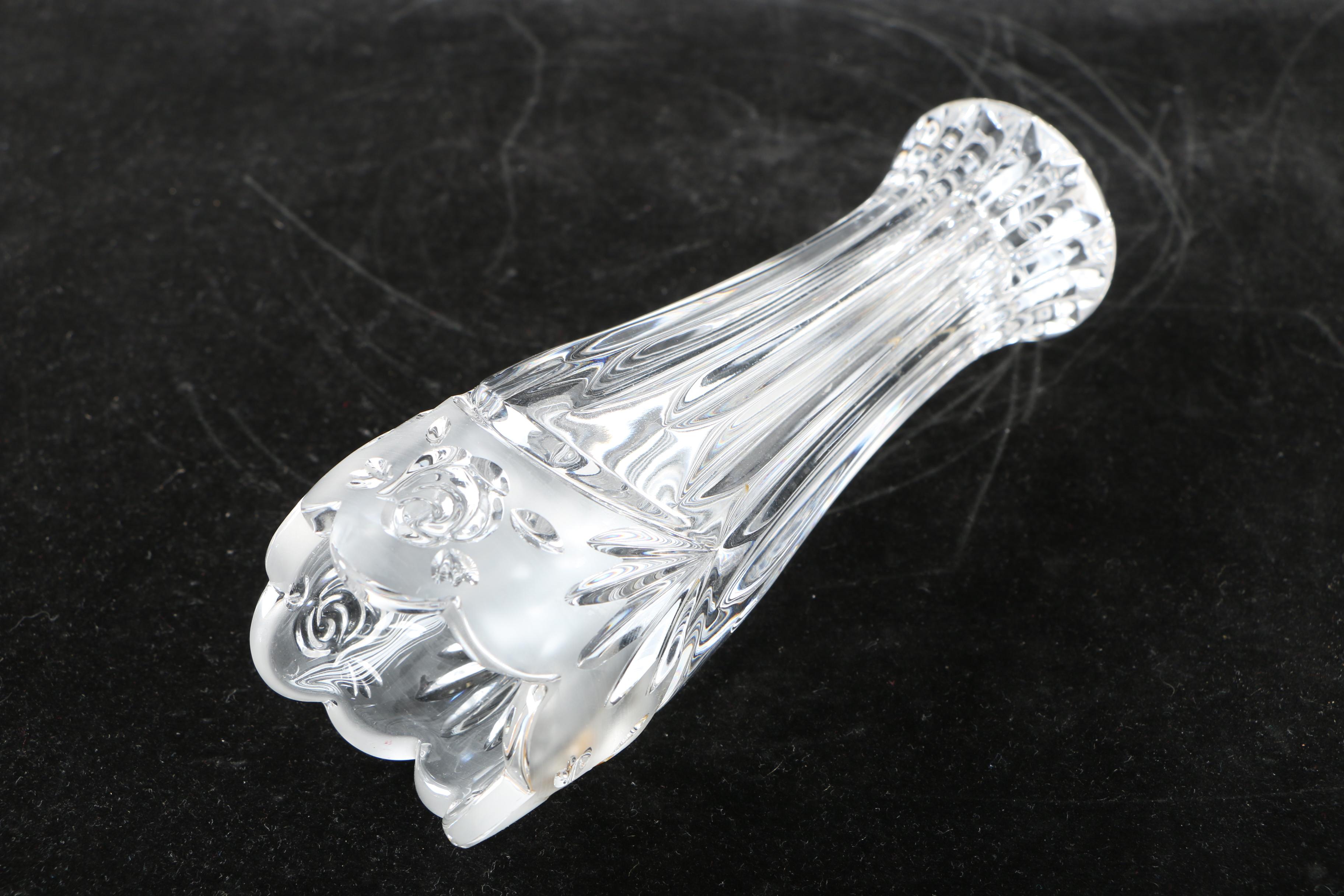 Waterford Crystal "Lismore" Bowl with a Vase