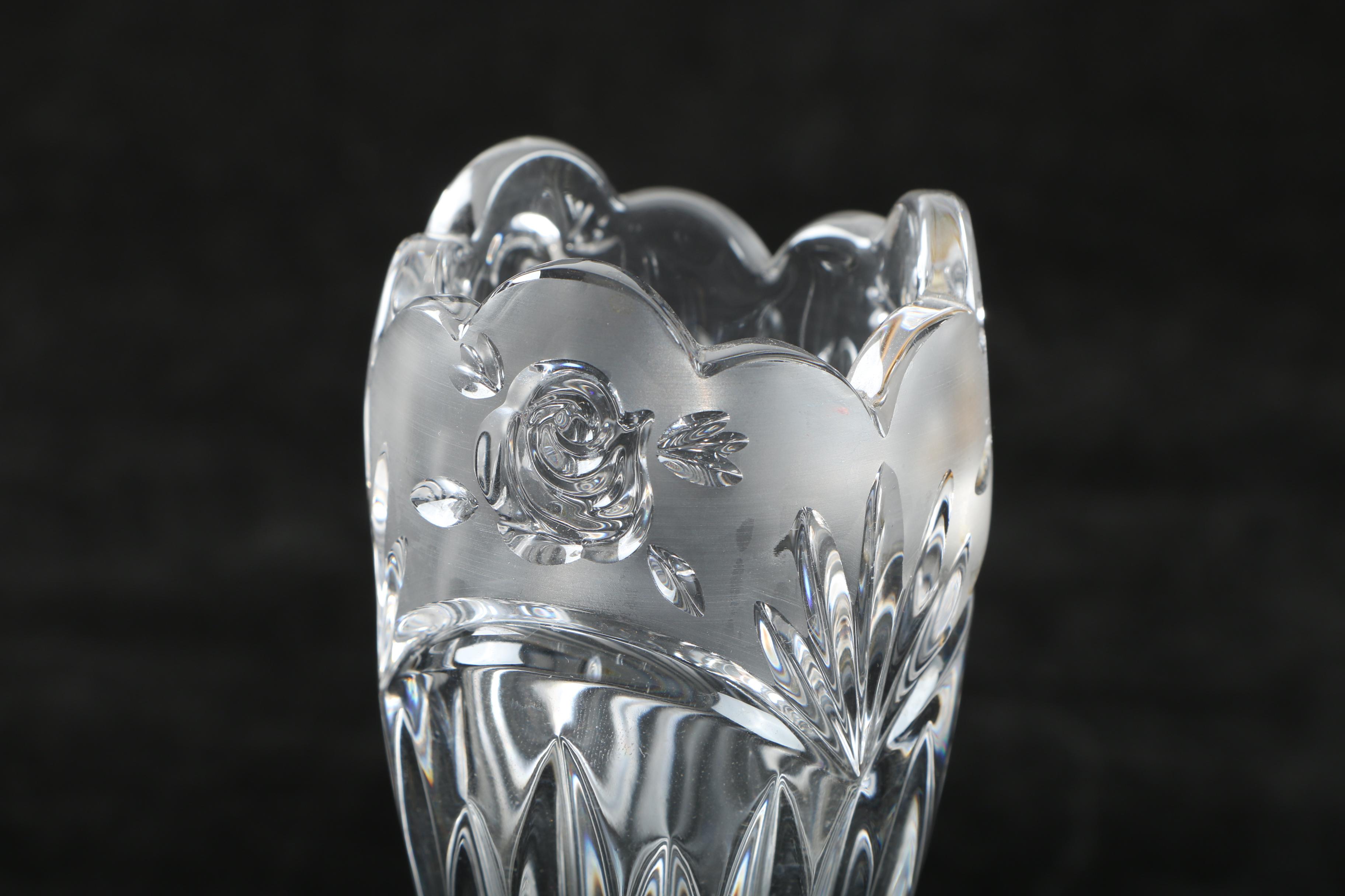 Waterford Crystal "Lismore" Bowl with a Vase