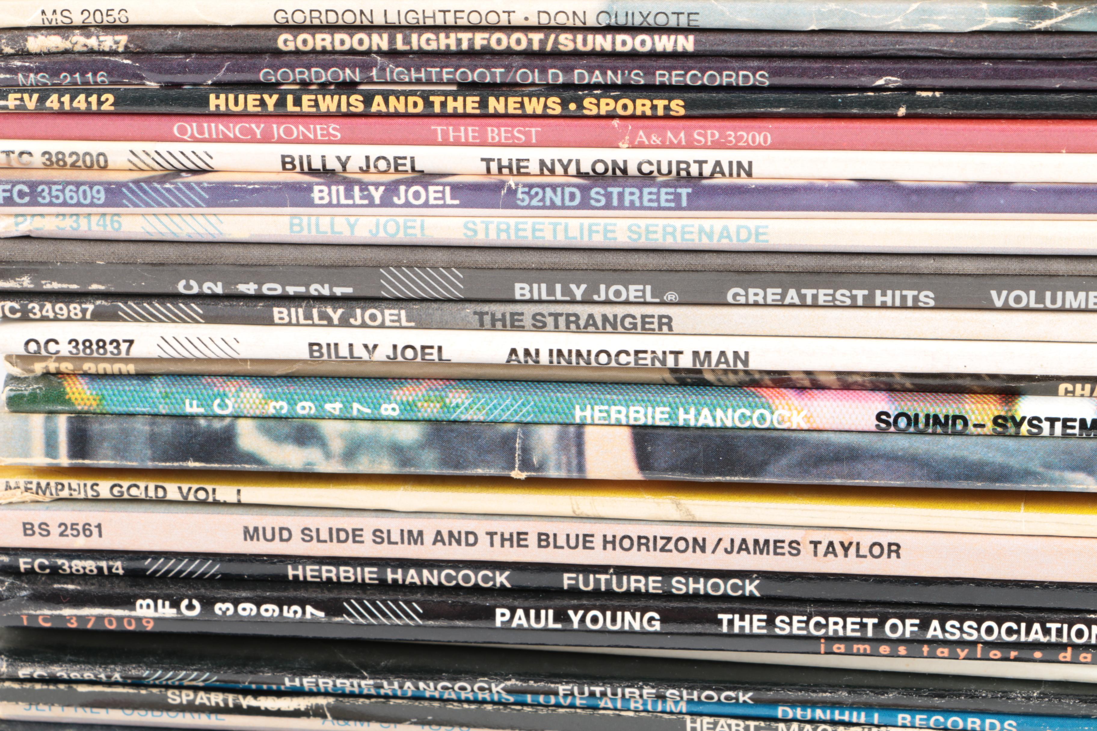 Billy Joel, Gordon Lightfoot, Wynton Marsalis, and Other LPs