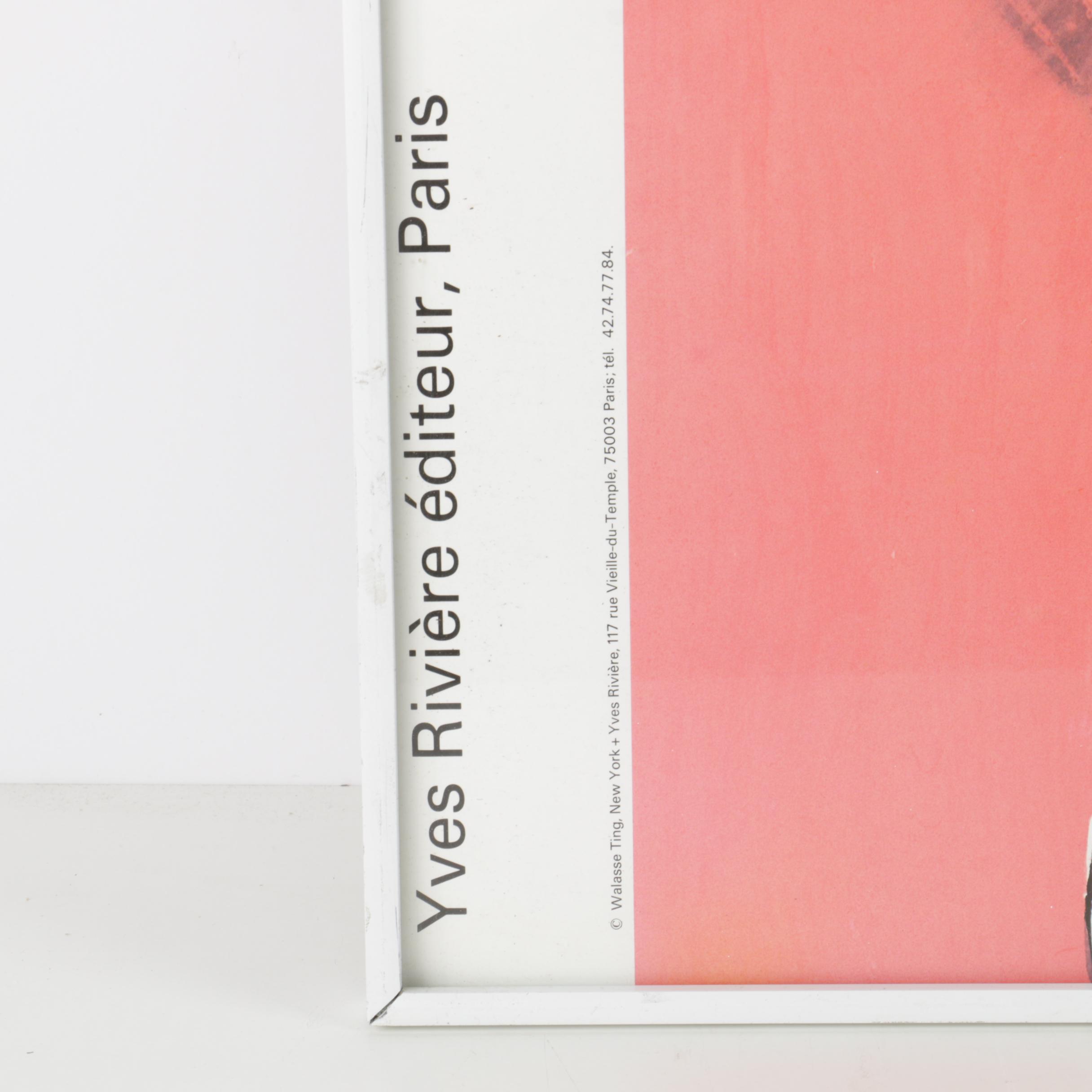 After Walasse Ting Reproduction Poster of Woman with Fan