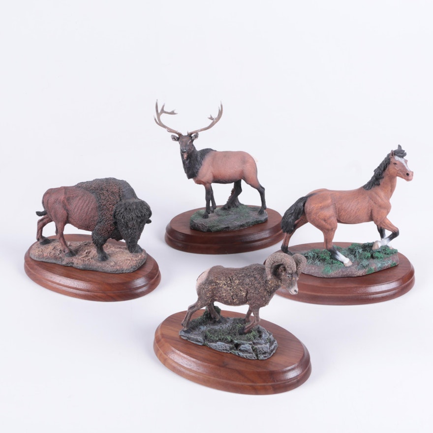 Vintage Hamilton Collection Animal Figurines