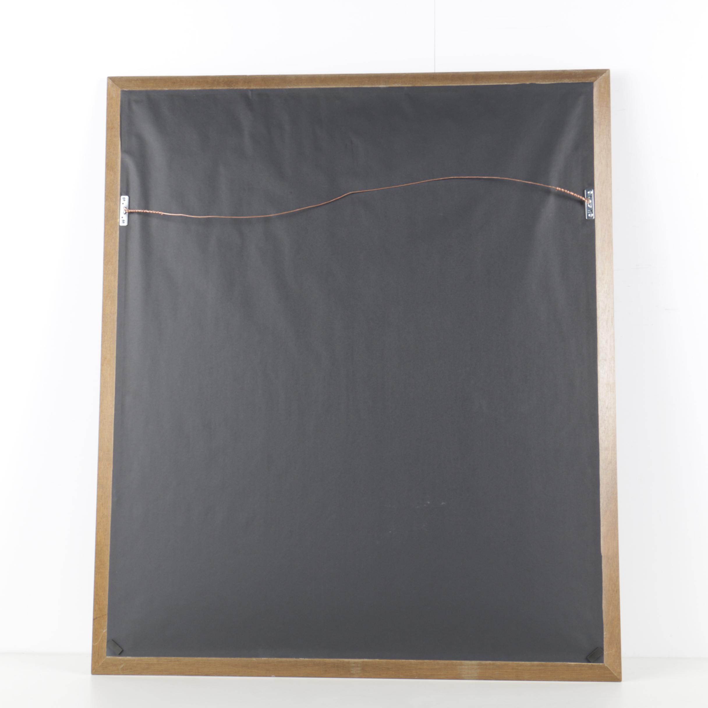 East Asian Watercolor, Gouache and Ink Wash Painting of Birds and Water Lilies