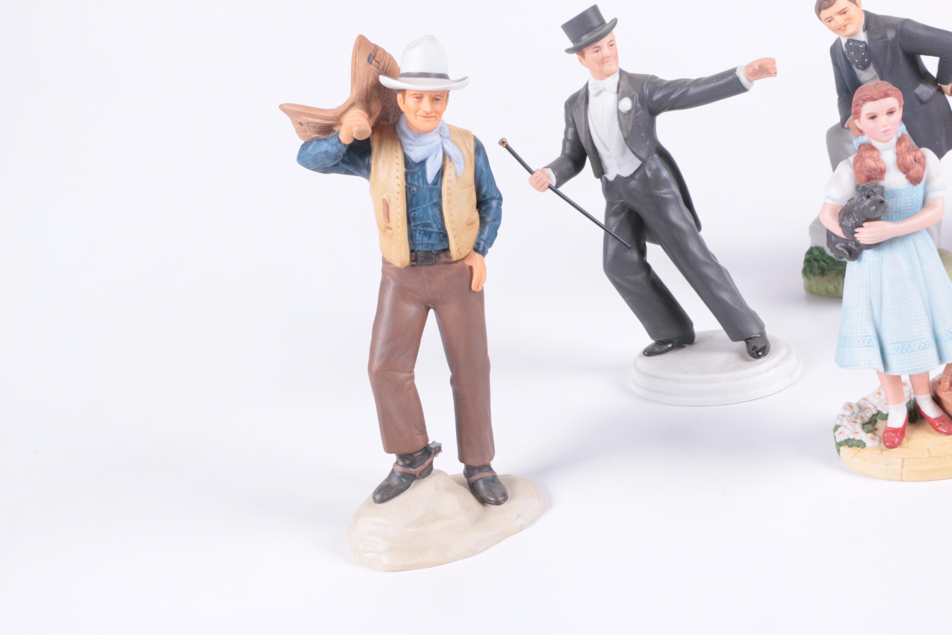 Vintage Avon "Images of Hollywood" Ceramic Figurines