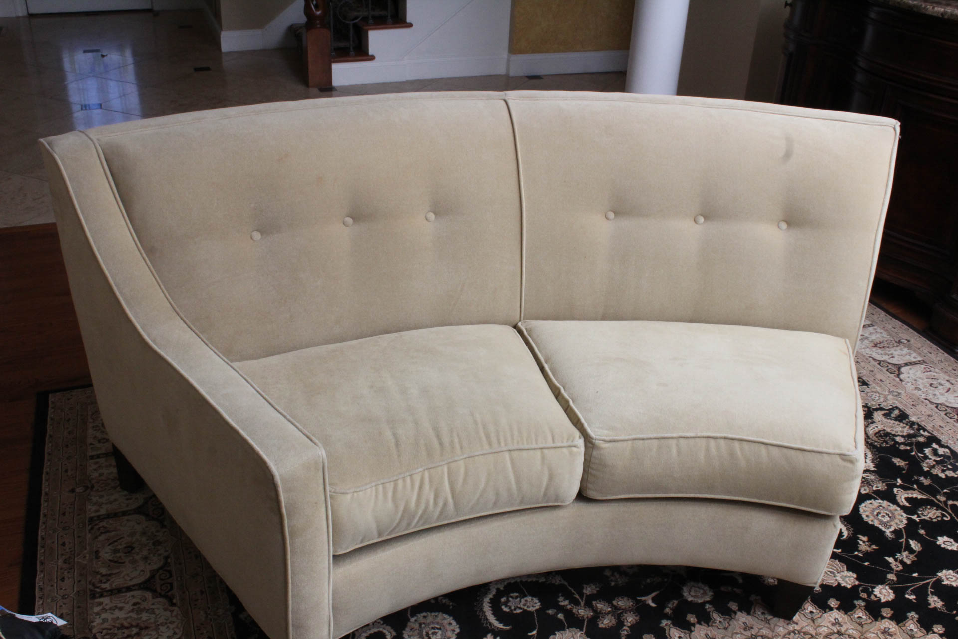Semi-Circle Sofa by Rowe Furniture
