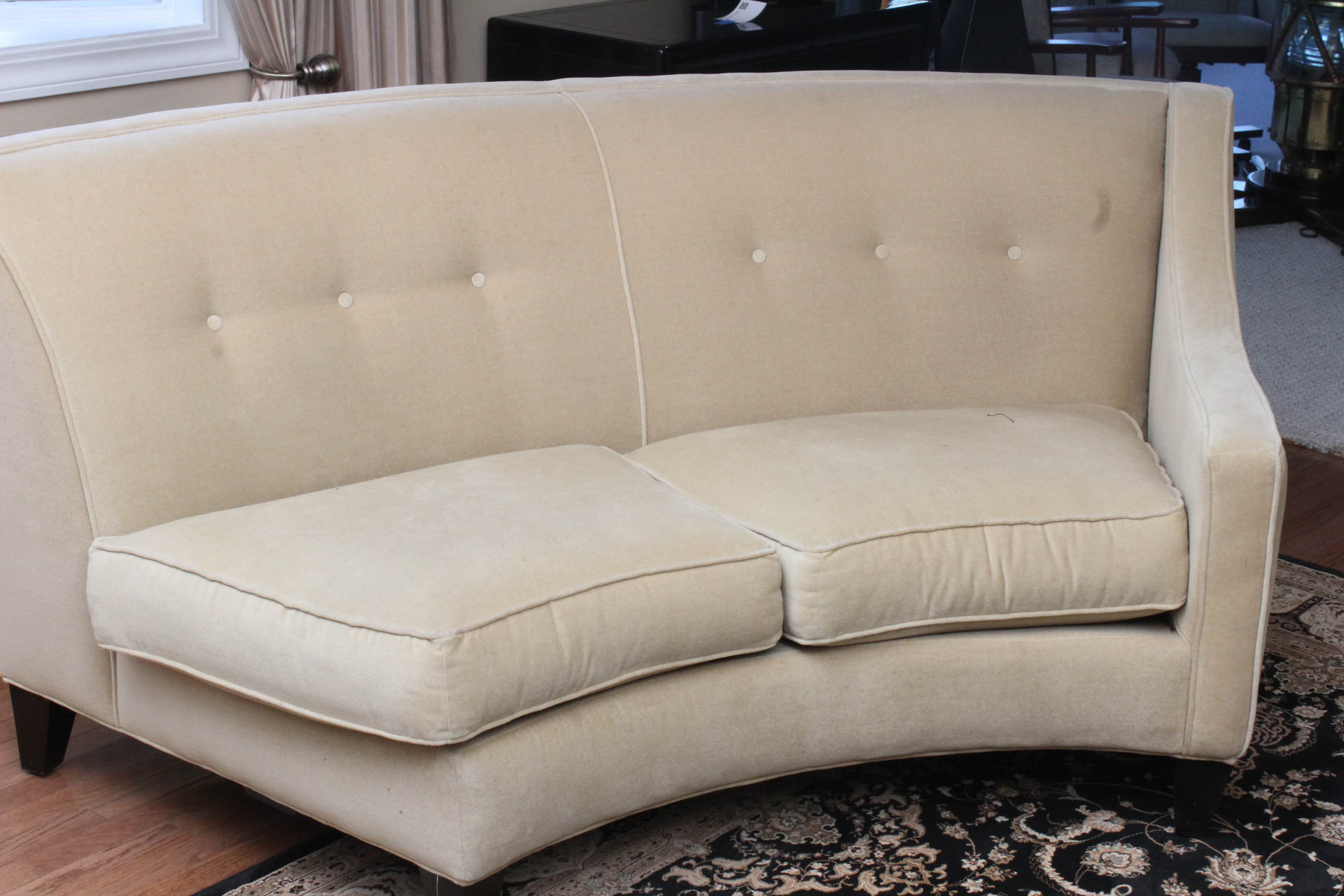 Semi-Circle Sofa by Rowe Furniture